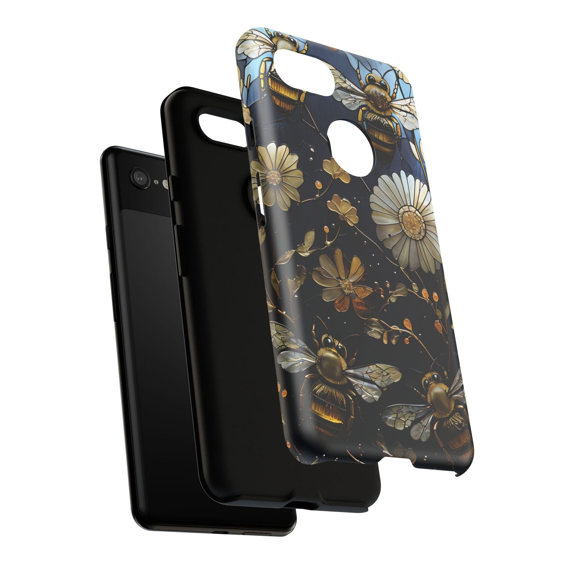 Bee & Flower Phone Cases - Tough, Stylish Protection, Gifts for Nature Lovers, Floral Phone Accessories, Cute Cases for All Ages