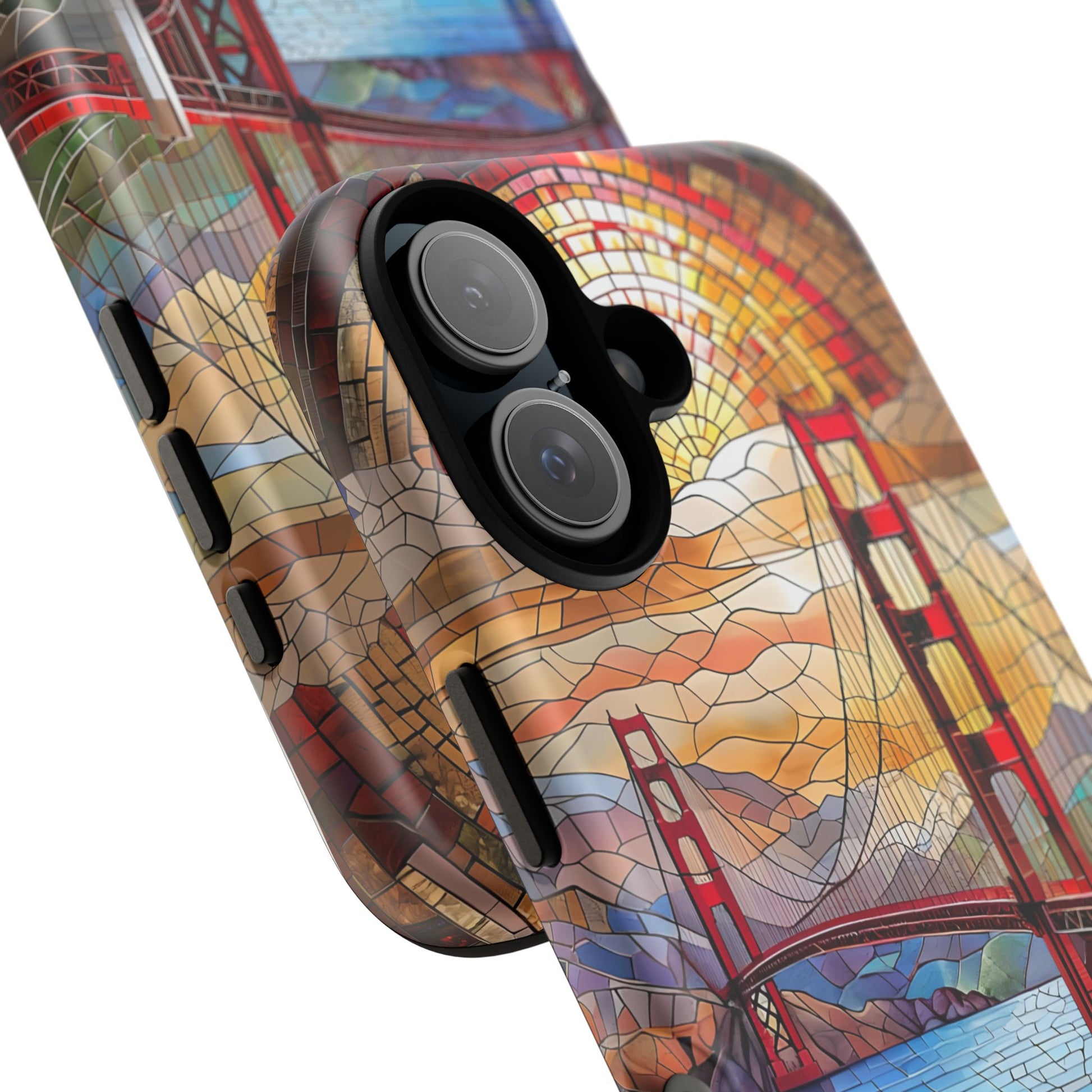 Golden Gate Bridge Phone Case, Artistic Phone Cover, Unique Gift for Travelers, Vibrant Cell Phone Accessory, Nature-Inspired Design