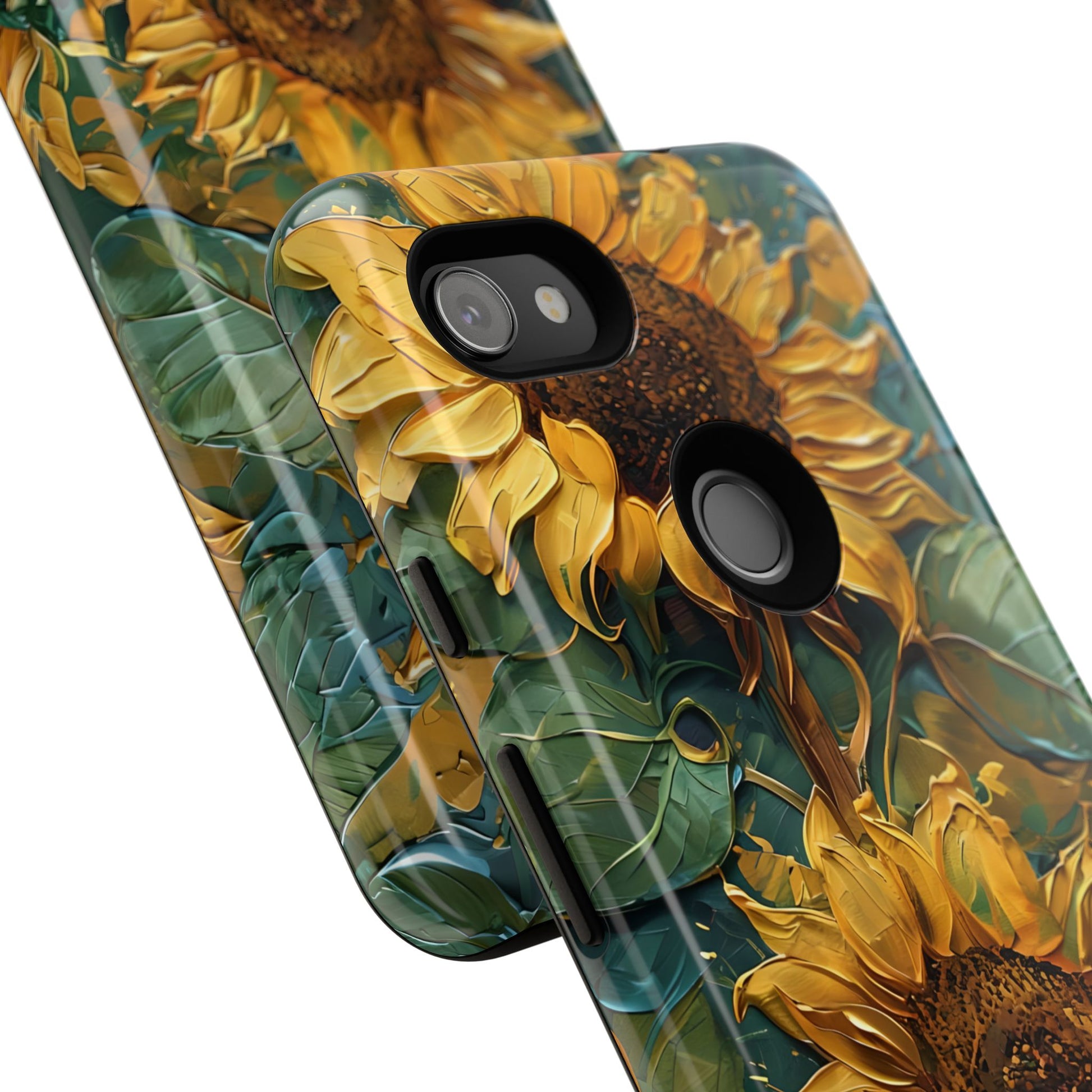 Sunflower Tough Phone Case - Floral Protection, Gift for Nature Lovers, Customizable, Summer Vibes, Eco-Friendly Accessories