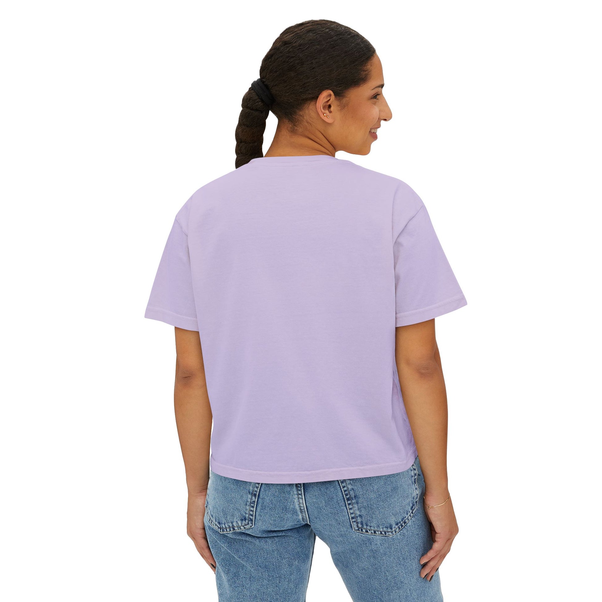 Pink Pony Club Women's Boxy Tee, Fun Casual Shirt, Gift for Unicorn Lovers, Soft Cotton Top, Trendy Graphic Tee