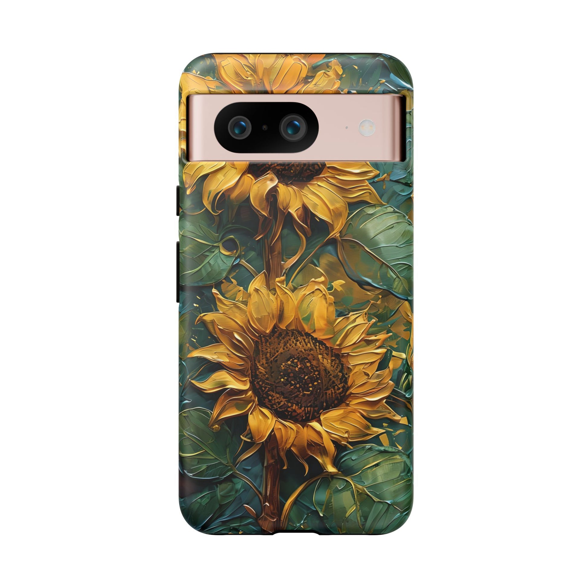 Sunflower Tough Phone Case - Floral Protection, Gift for Nature Lovers, Customizable, Summer Vibes, Eco-Friendly Accessories