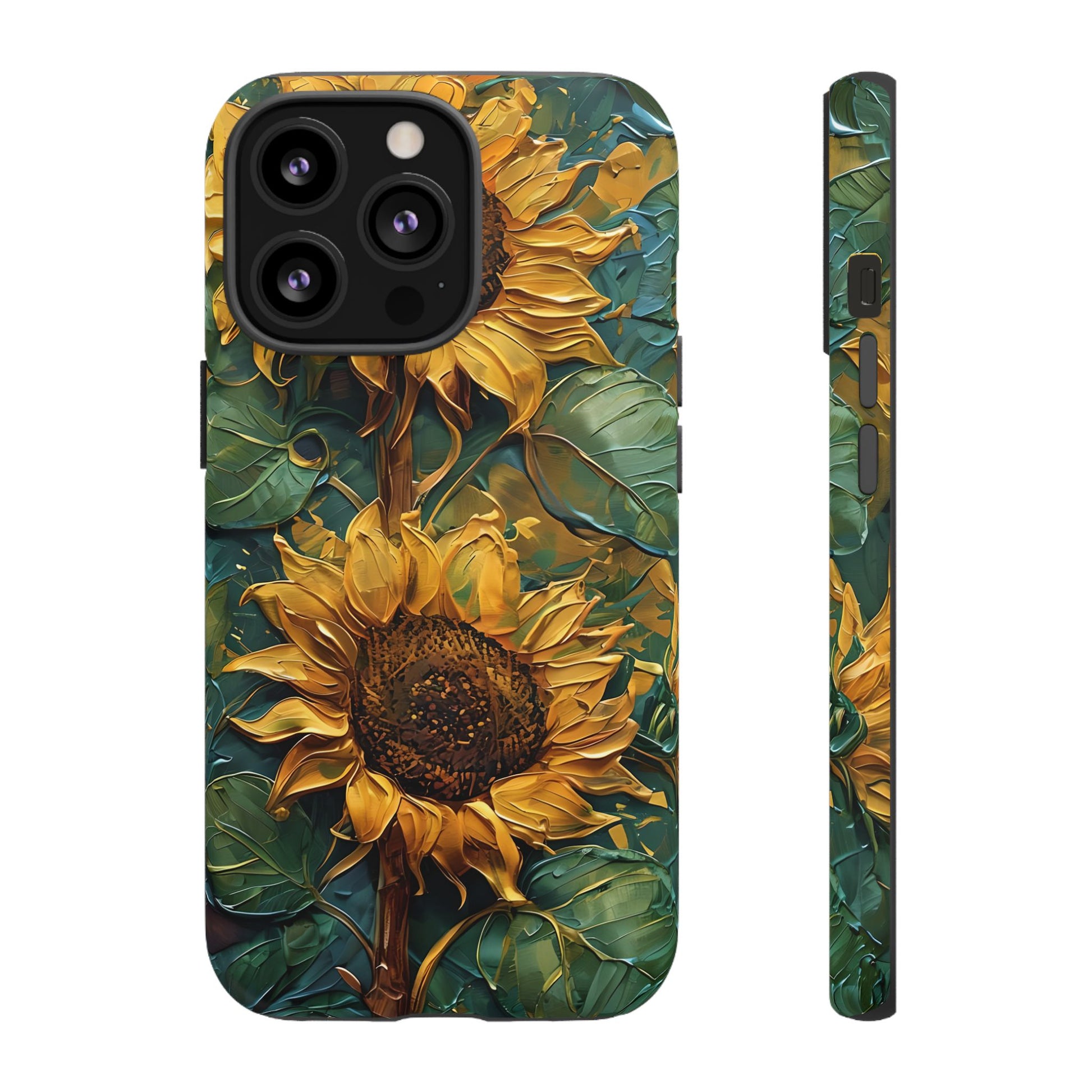Sunflower Tough Phone Case - Floral Protection, Gift for Nature Lovers, Customizable, Summer Vibes, Eco-Friendly Accessories