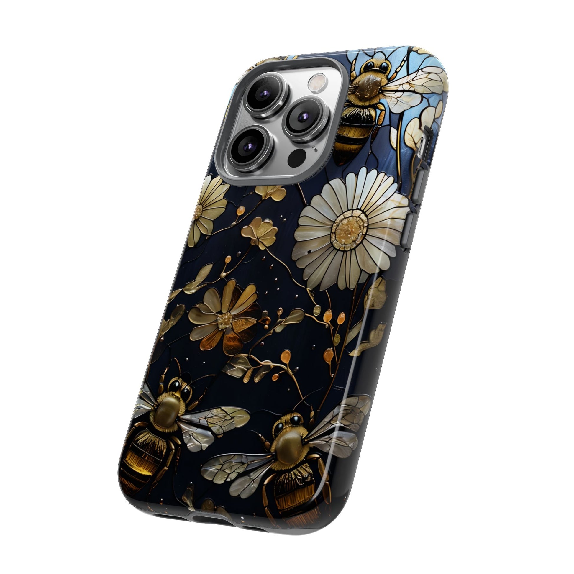 Bee & Flower Phone Cases - Tough, Stylish Protection, Gifts for Nature Lovers, Floral Phone Accessories, Cute Cases for All Ages