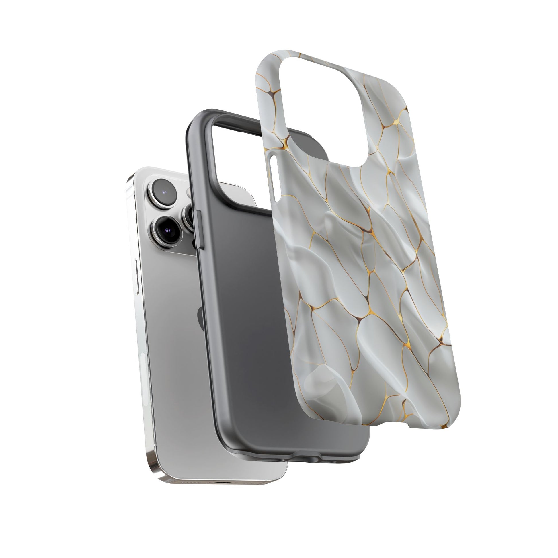 Elegant Phone Case with Golden Accents, Protective Mobile Cover, Stylish Tech Accessory, Perfect Gift for Any Occasion