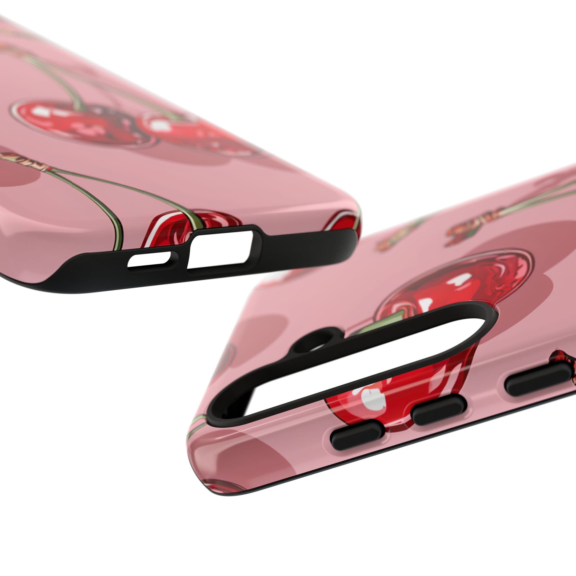 Cherry Blossom Phone Case, Tough Phone Cover, Cute Cherry Design, Summer Vibes, Phone Accessory, Gift for Her