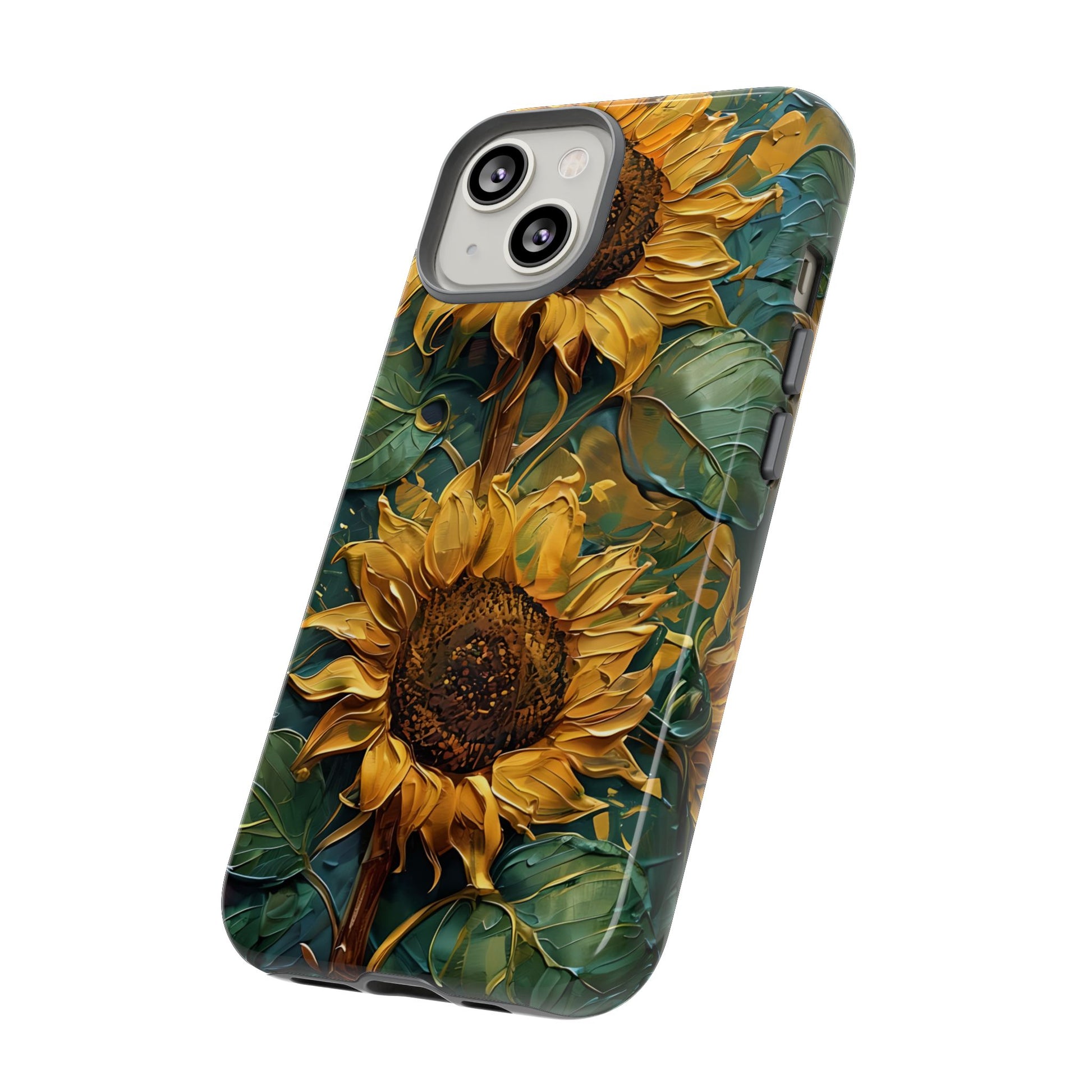 Sunflower Tough Phone Case - Floral Protection, Gift for Nature Lovers, Customizable, Summer Vibes, Eco-Friendly Accessories