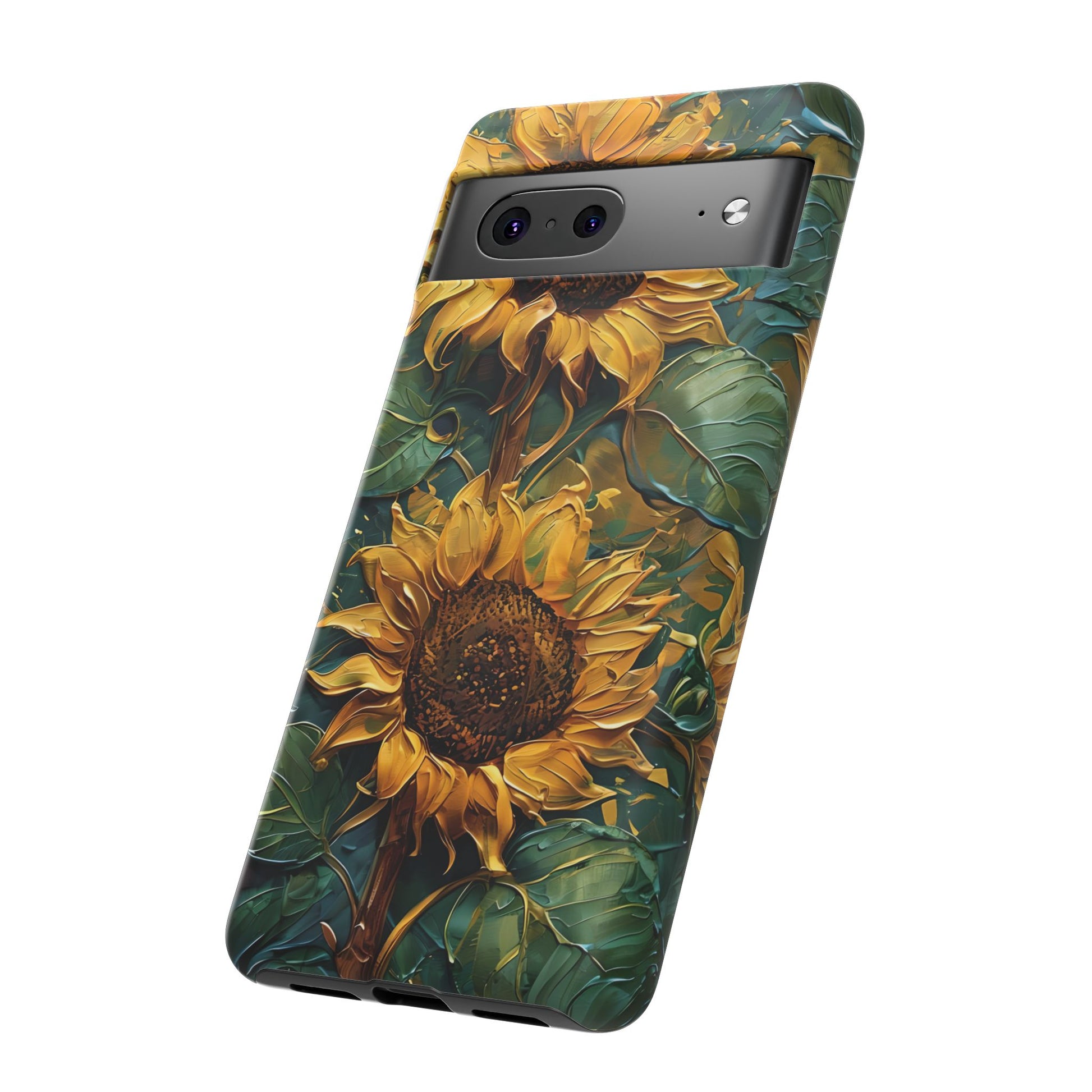 Sunflower Tough Phone Case - Floral Protection, Gift for Nature Lovers, Customizable, Summer Vibes, Eco-Friendly Accessories