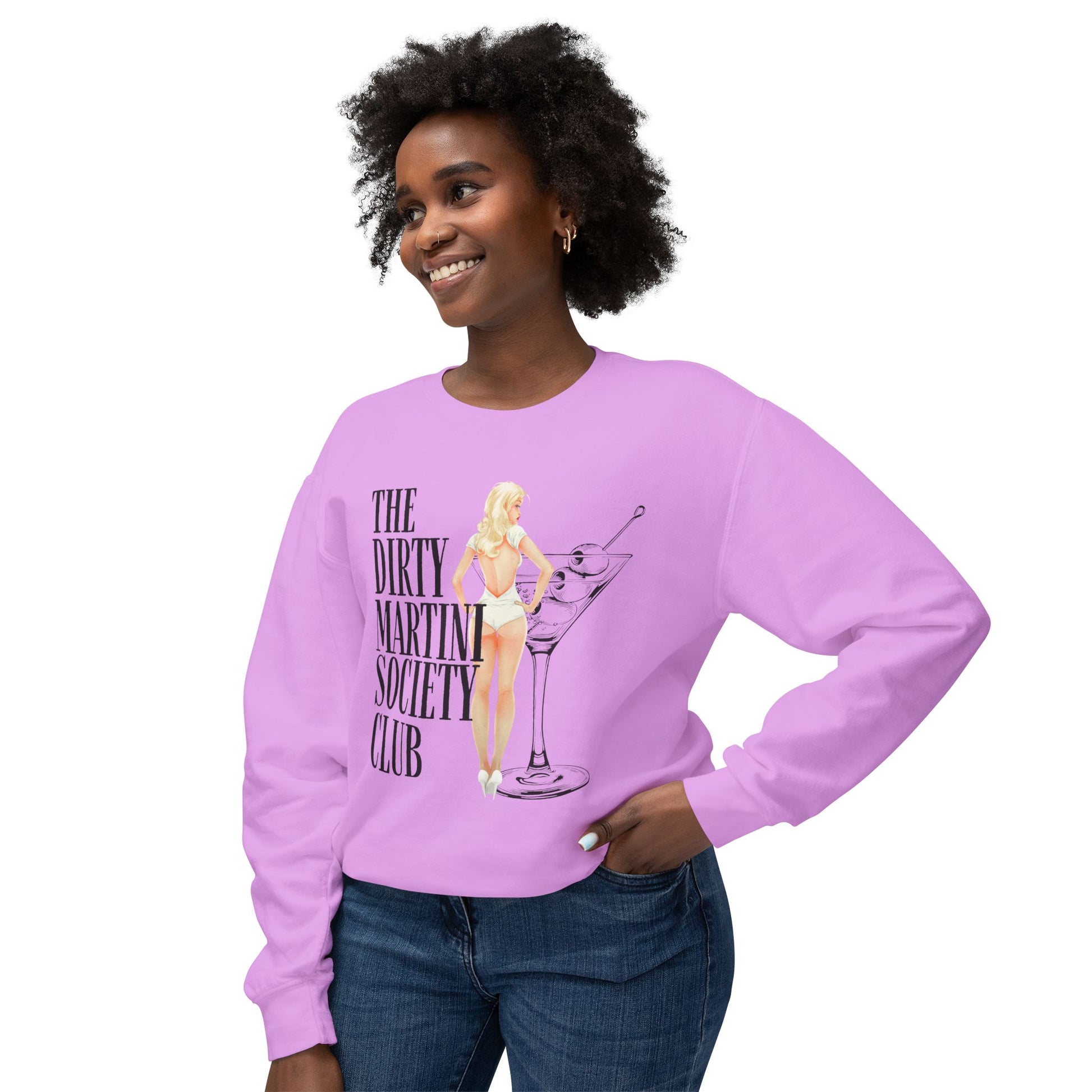 The Dirty Martini Society Club Unisex Crewneck Sweatshirt, Funny Party Gift, Cocktail Lover Apparel, Cozy Outing Top, Trendy Fashion [...]