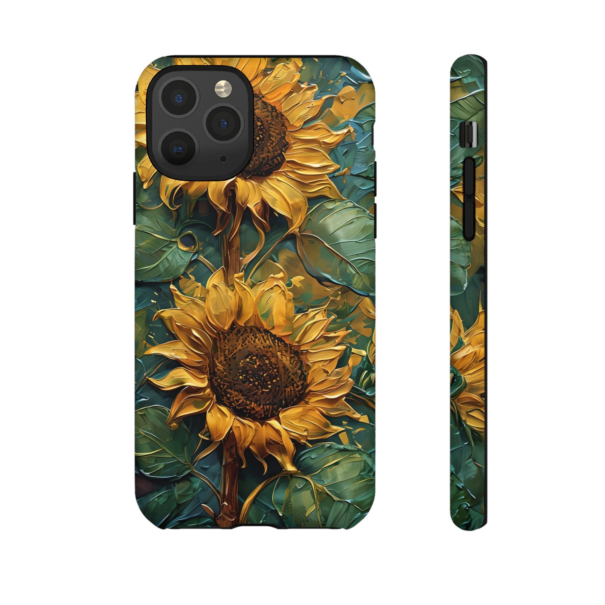 Sunflower Tough Phone Case - Floral Protection, Gift for Nature Lovers, Customizable, Summer Vibes, Eco-Friendly Accessories