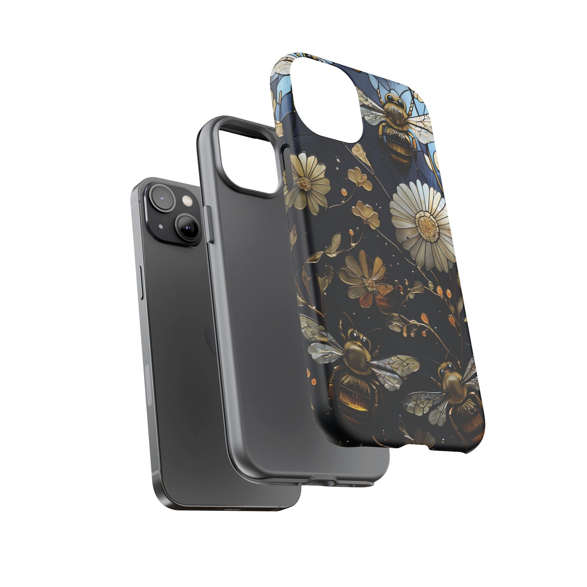 Bee & Flower Phone Cases - Tough, Stylish Protection, Gifts for Nature Lovers, Floral Phone Accessories, Cute Cases for All Ages
