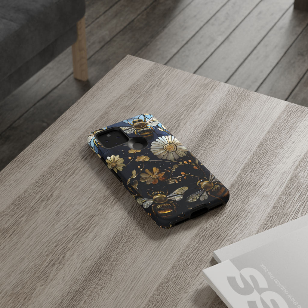 Bee & Flower Phone Cases - Tough, Stylish Protection, Gifts for Nature Lovers, Floral Phone Accessories, Cute Cases for All Ages