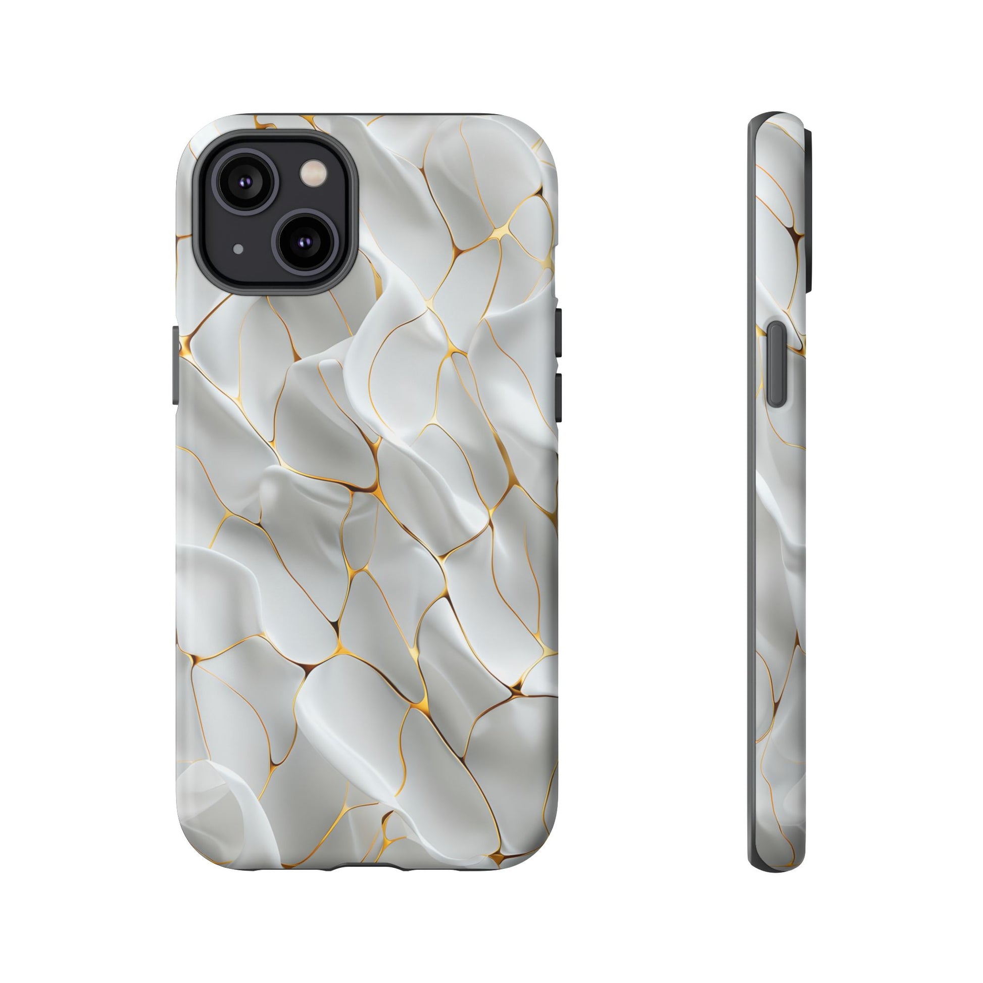 Elegant Phone Case with Golden Accents, Protective Mobile Cover, Stylish Tech Accessory, Perfect Gift for Any Occasion