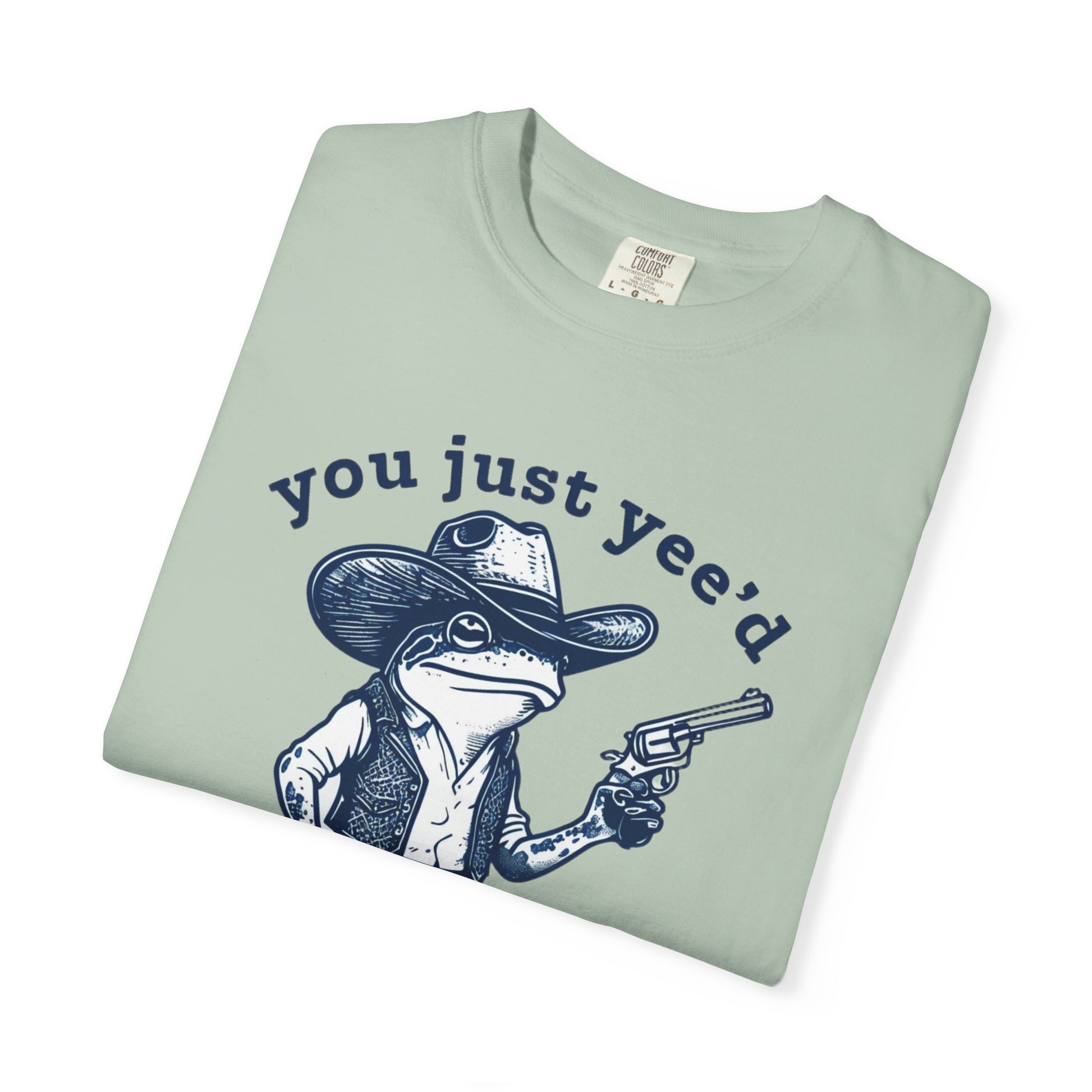 Vintage Cowboy Frog Tee - Fun Gift for Western Lovers, Unisex T-Shirt, Casual Wear, Gift for Him or Her, Humorous Apparel