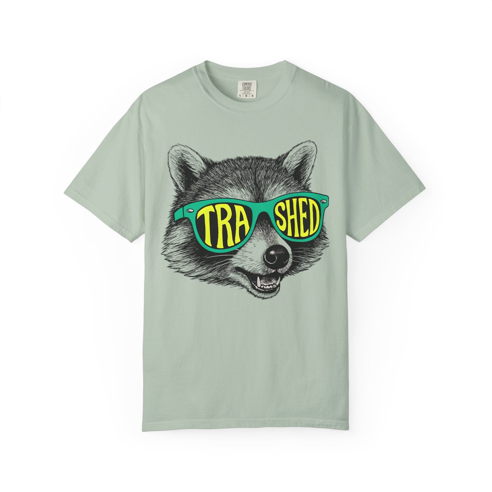 Trashed Raccoon Unisex T-Shirt, Graphic Tee for Nature Lovers, Casual Wear, Gift for Animal Lovers, Eco-Friendly Fashion