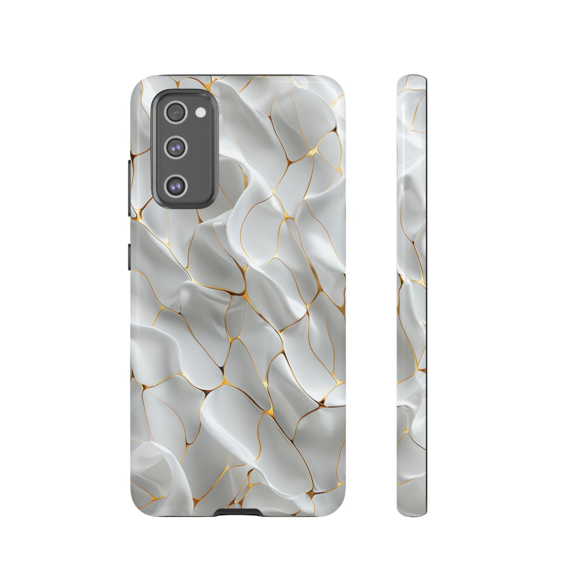 Elegant Phone Case with Golden Accents, Protective Mobile Cover, Stylish Tech Accessory, Perfect Gift for Any Occasion