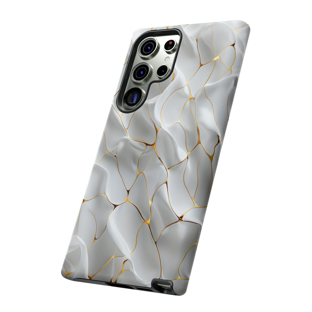 Elegant Phone Case with Golden Accents, Protective Mobile Cover, Stylish Tech Accessory, Perfect Gift for Any Occasion