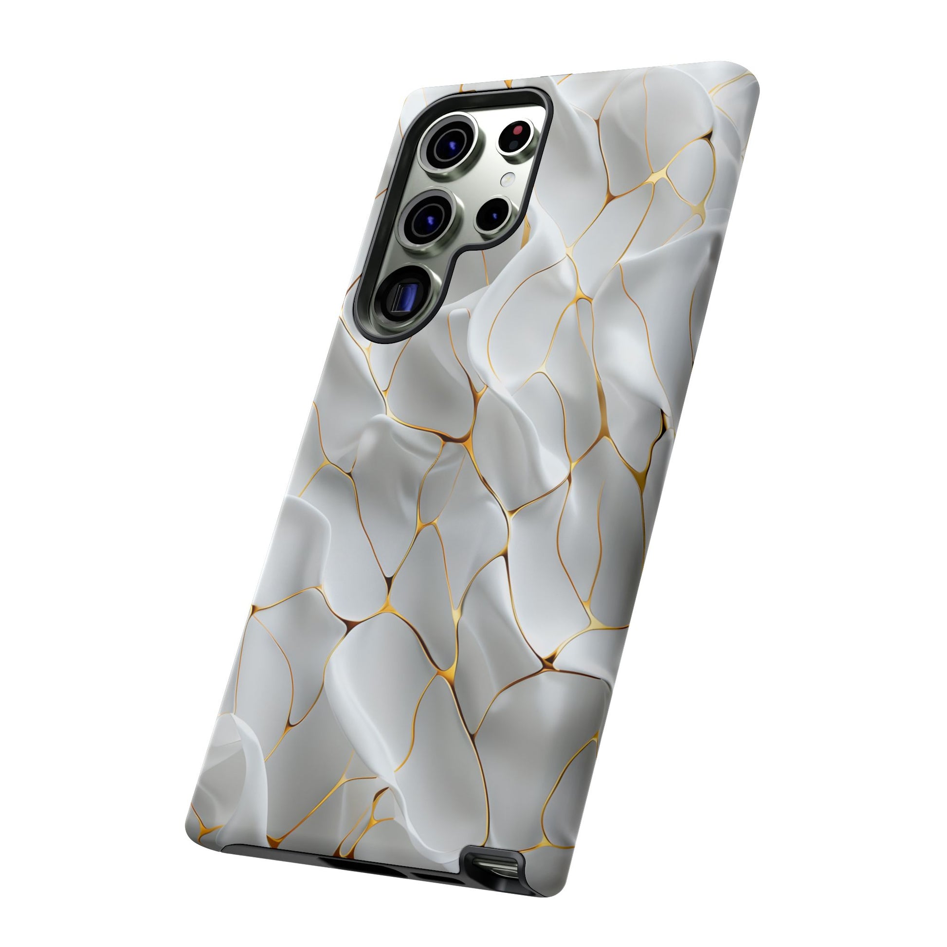 Elegant Phone Case with Golden Accents, Protective Mobile Cover, Stylish Tech Accessory, Perfect Gift for Any Occasion