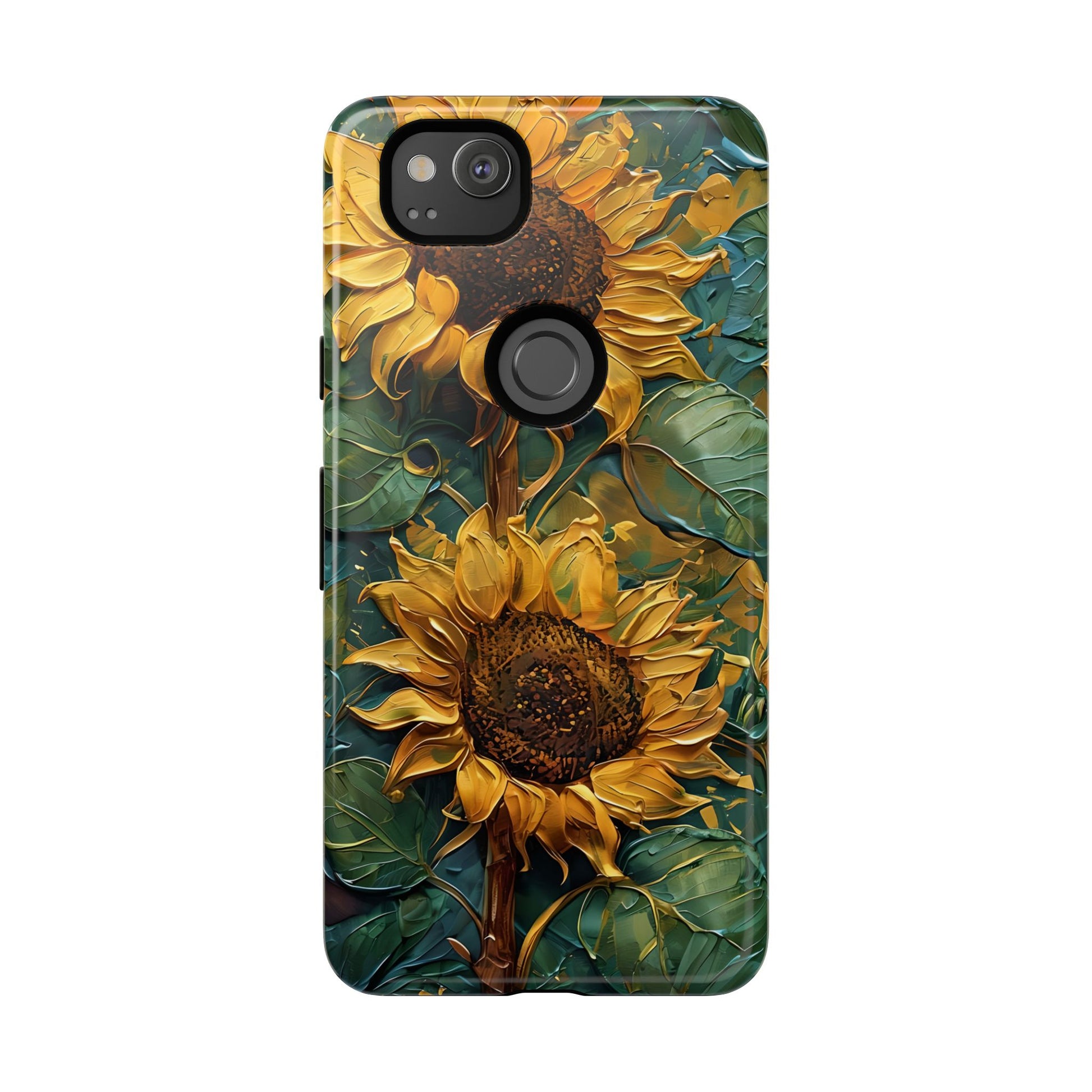 Sunflower Tough Phone Case - Floral Protection, Gift for Nature Lovers, Customizable, Summer Vibes, Eco-Friendly Accessories
