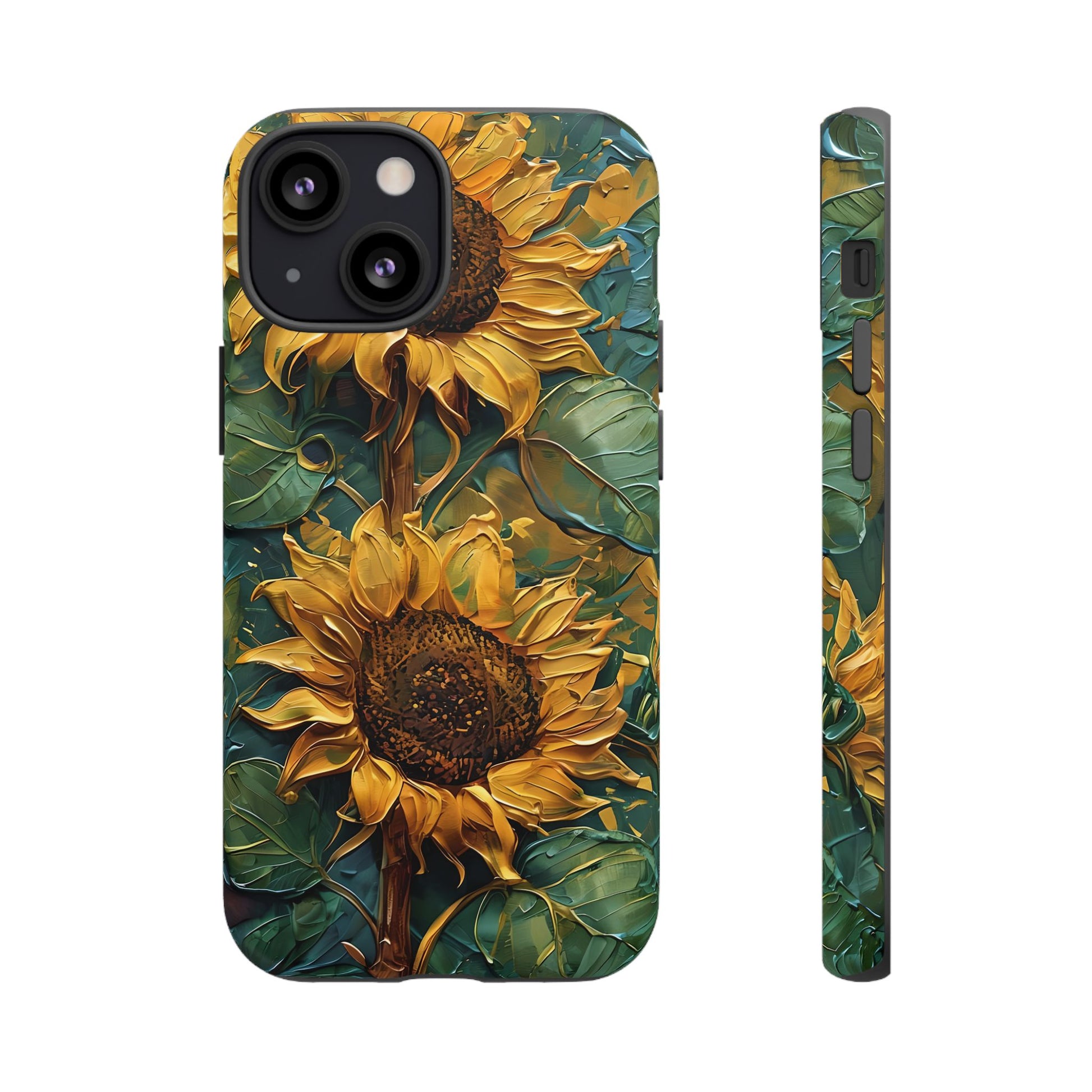 Sunflower Tough Phone Case - Floral Protection, Gift for Nature Lovers, Customizable, Summer Vibes, Eco-Friendly Accessories