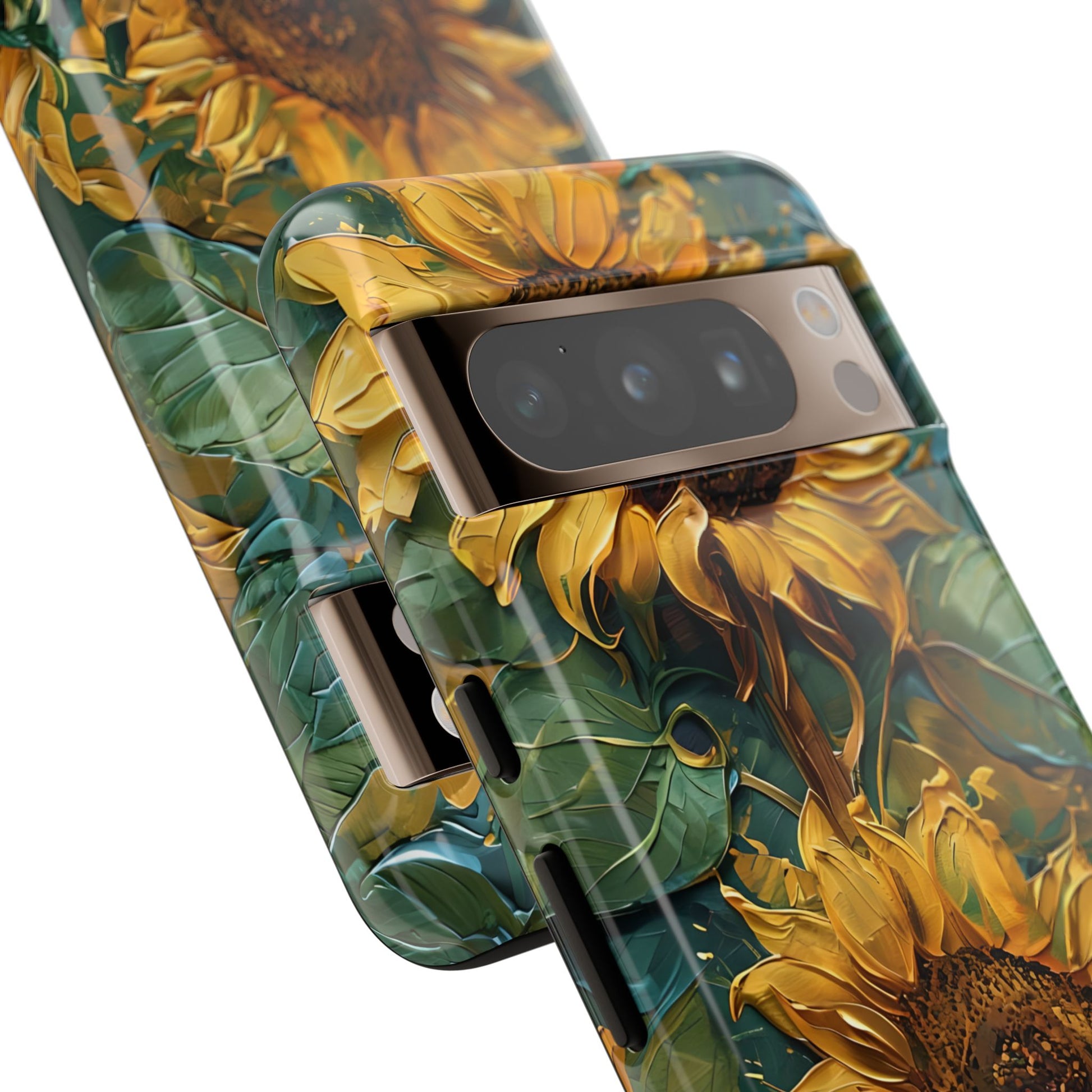 Sunflower Tough Phone Case - Floral Protection, Gift for Nature Lovers, Customizable, Summer Vibes, Eco-Friendly Accessories