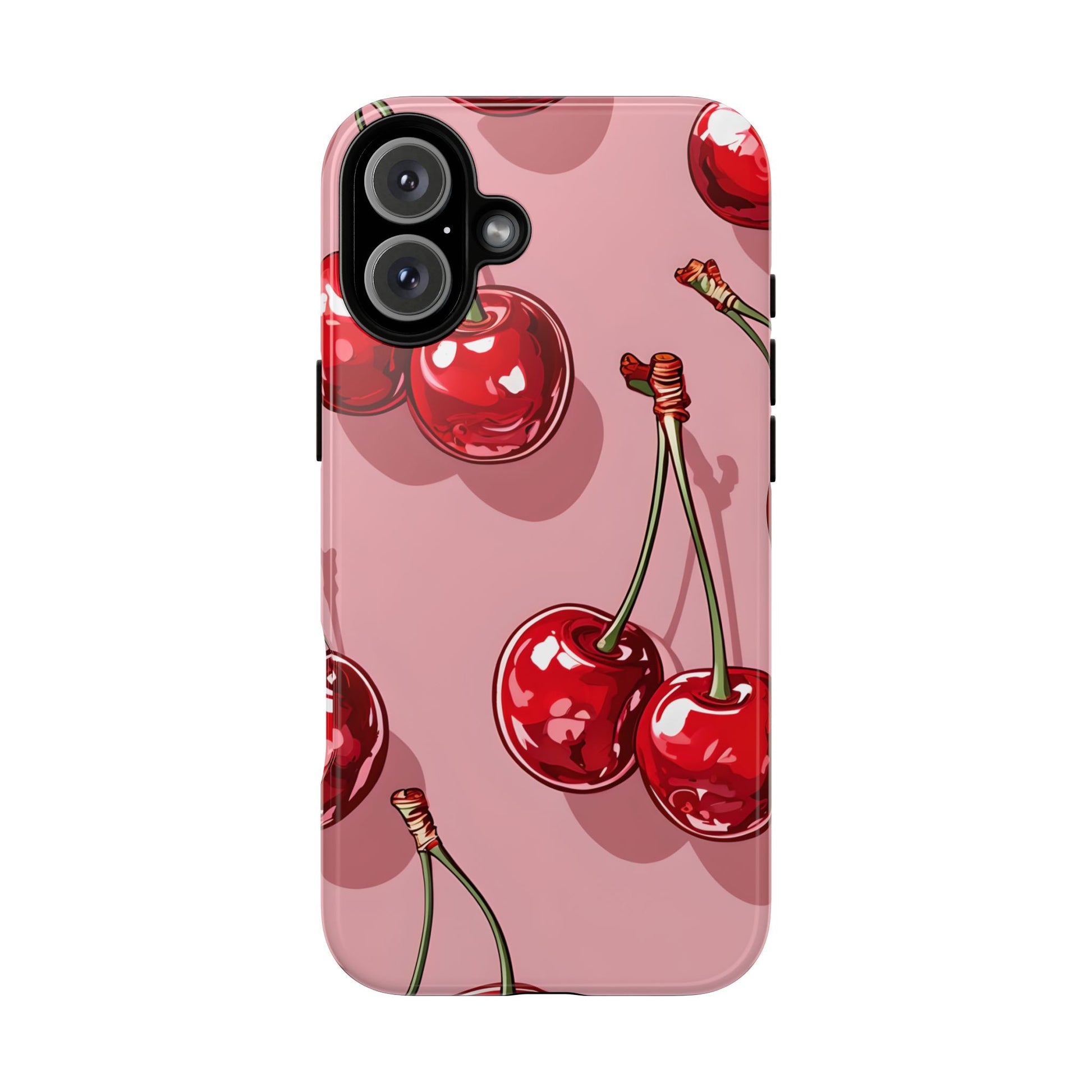 Cherry Blossom Phone Case, Tough Phone Cover, Cute Cherry Design, Summer Vibes, Phone Accessory, Gift for Her