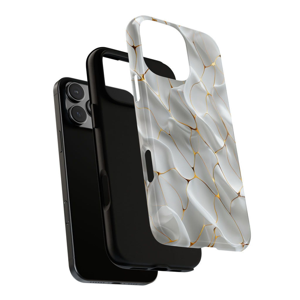 Elegant Phone Case with Golden Accents, Protective Mobile Cover, Stylish Tech Accessory, Perfect Gift for Any Occasion