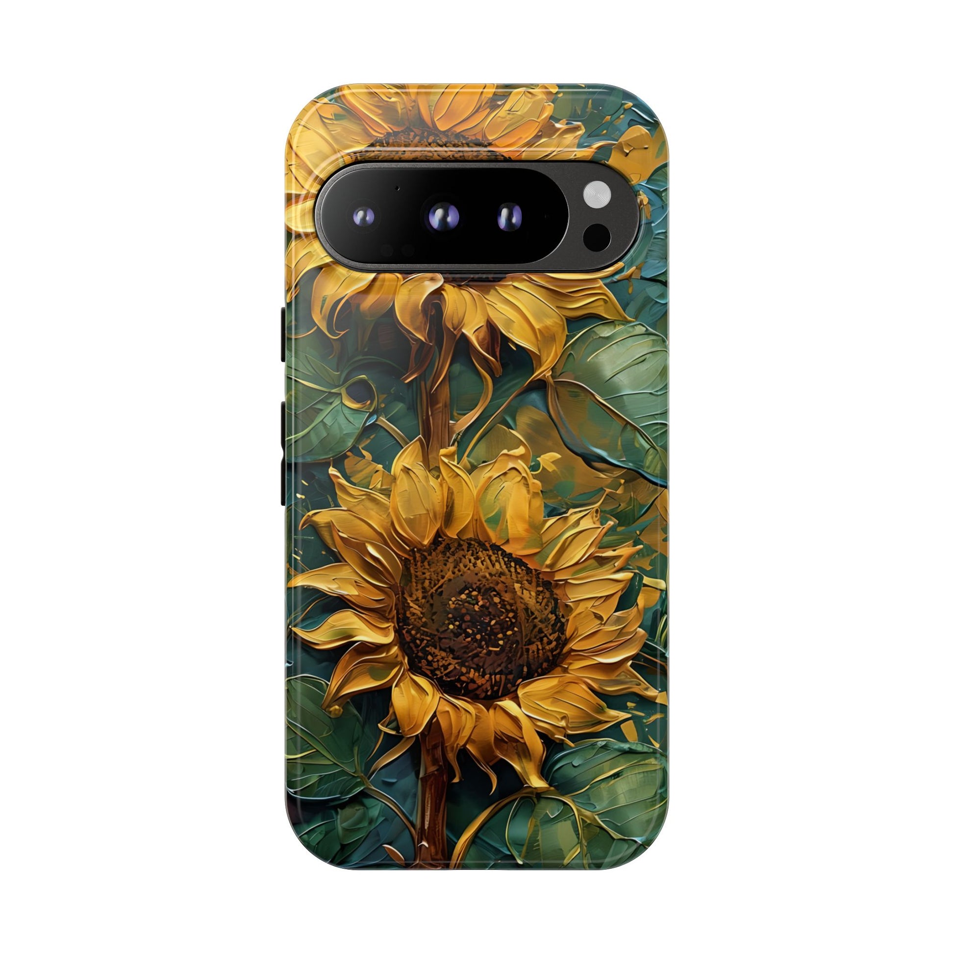 Sunflower Tough Phone Case - Floral Protection, Gift for Nature Lovers, Customizable, Summer Vibes, Eco-Friendly Accessories