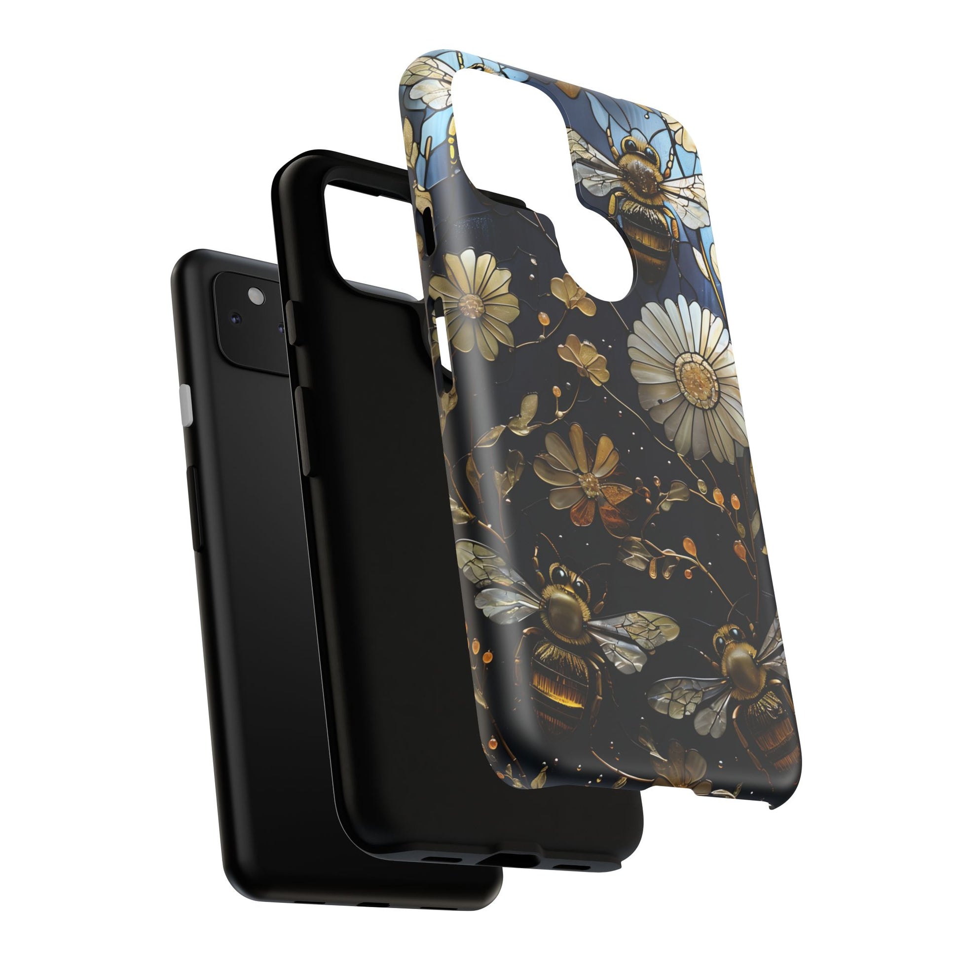 Bee & Flower Phone Cases - Tough, Stylish Protection, Gifts for Nature Lovers, Floral Phone Accessories, Cute Cases for All Ages