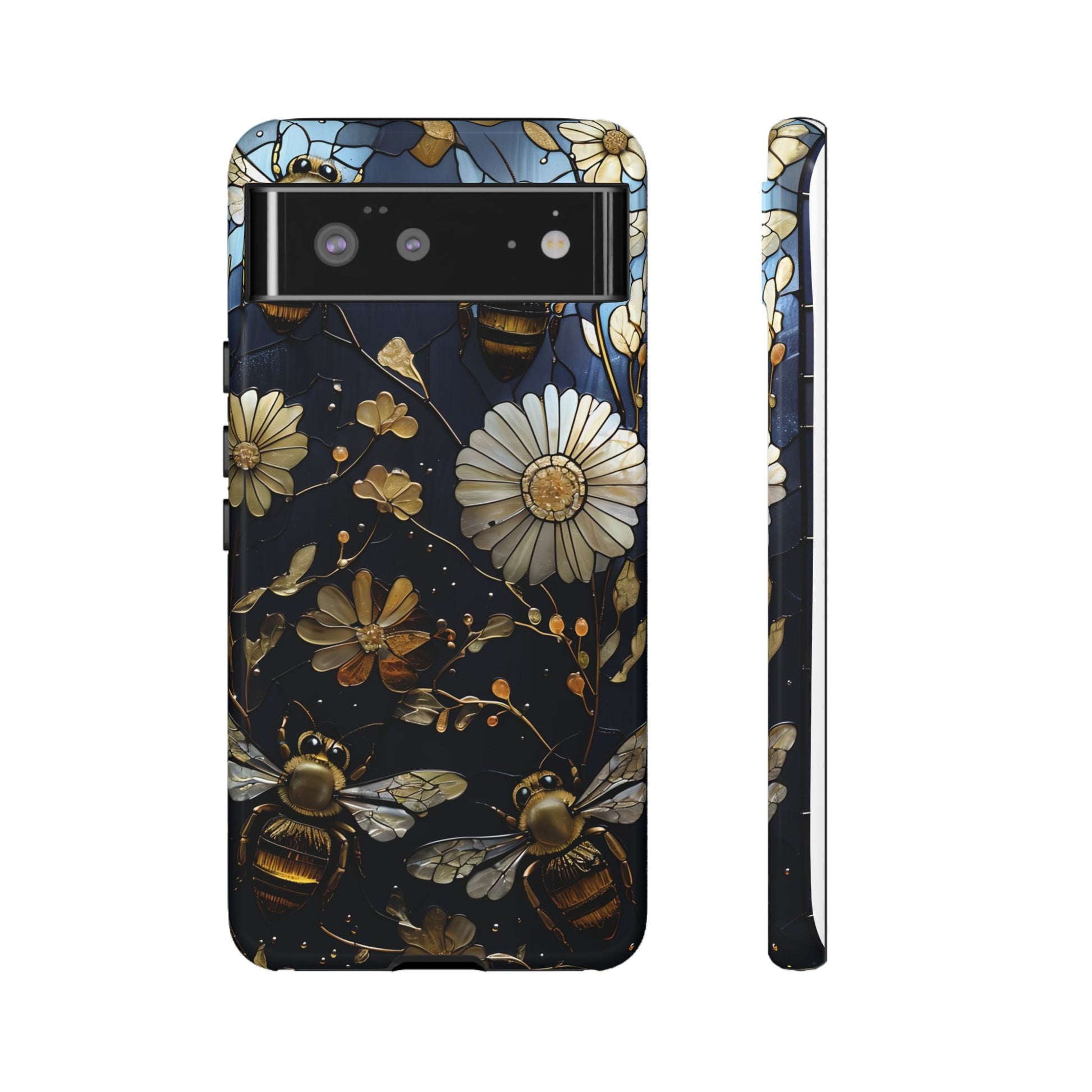 Bee & Flower Phone Cases - Tough, Stylish Protection, Gifts for Nature Lovers, Floral Phone Accessories, Cute Cases for All Ages
