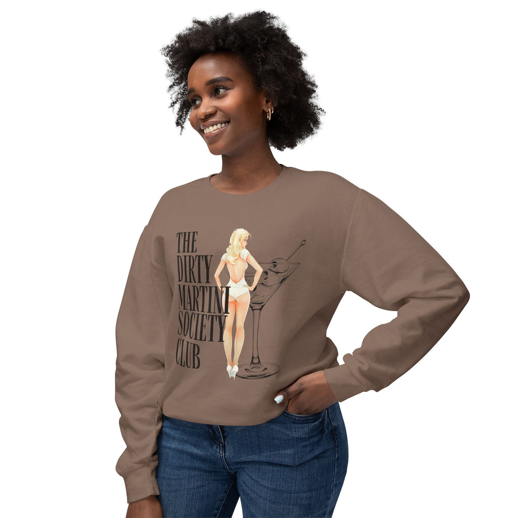 The Dirty Martini Society Club Unisex Crewneck Sweatshirt, Funny Party Gift, Cocktail Lover Apparel, Cozy Outing Top, Trendy Fashion [...]