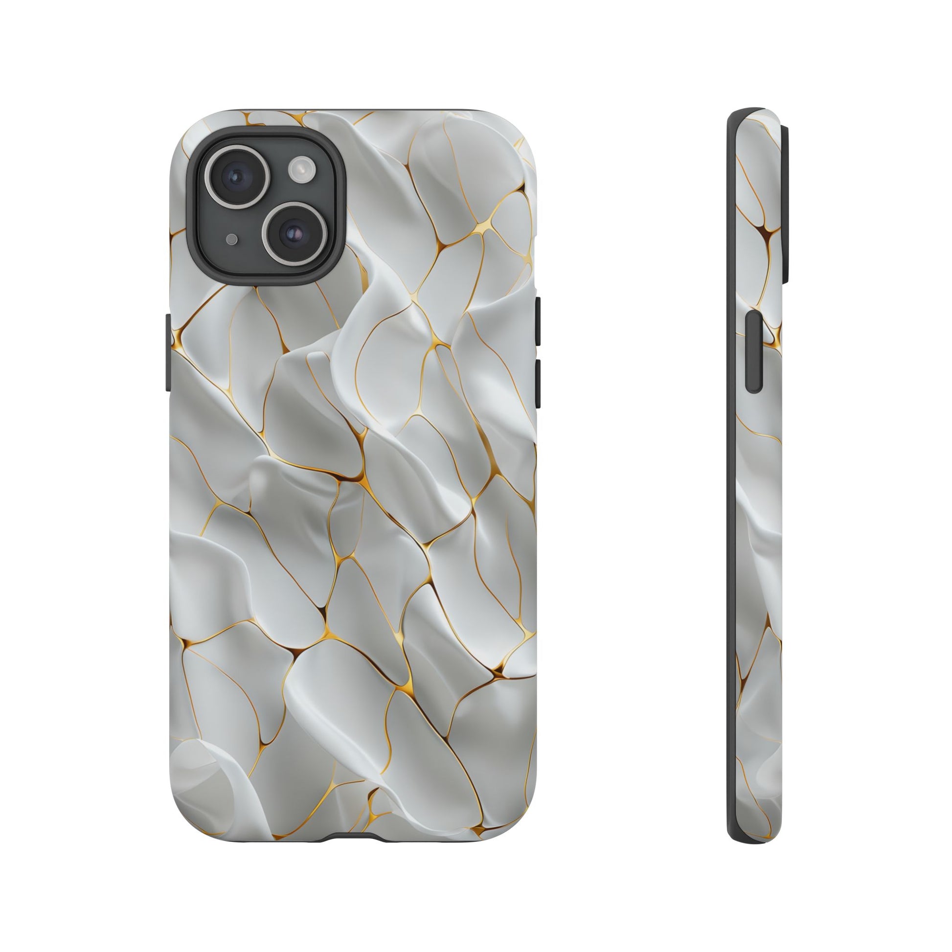 Elegant Phone Case with Golden Accents, Protective Mobile Cover, Stylish Tech Accessory, Perfect Gift for Any Occasion