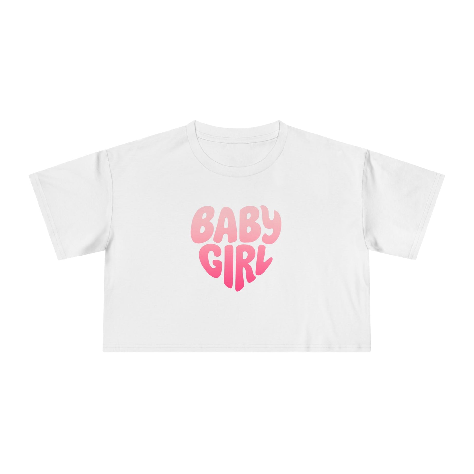 Fun and Playful Women's Crop Tee, Cute Baby Girl Shirt, Summer Fashion, Casual Outing, Gifts for Her, Trendy Apparel