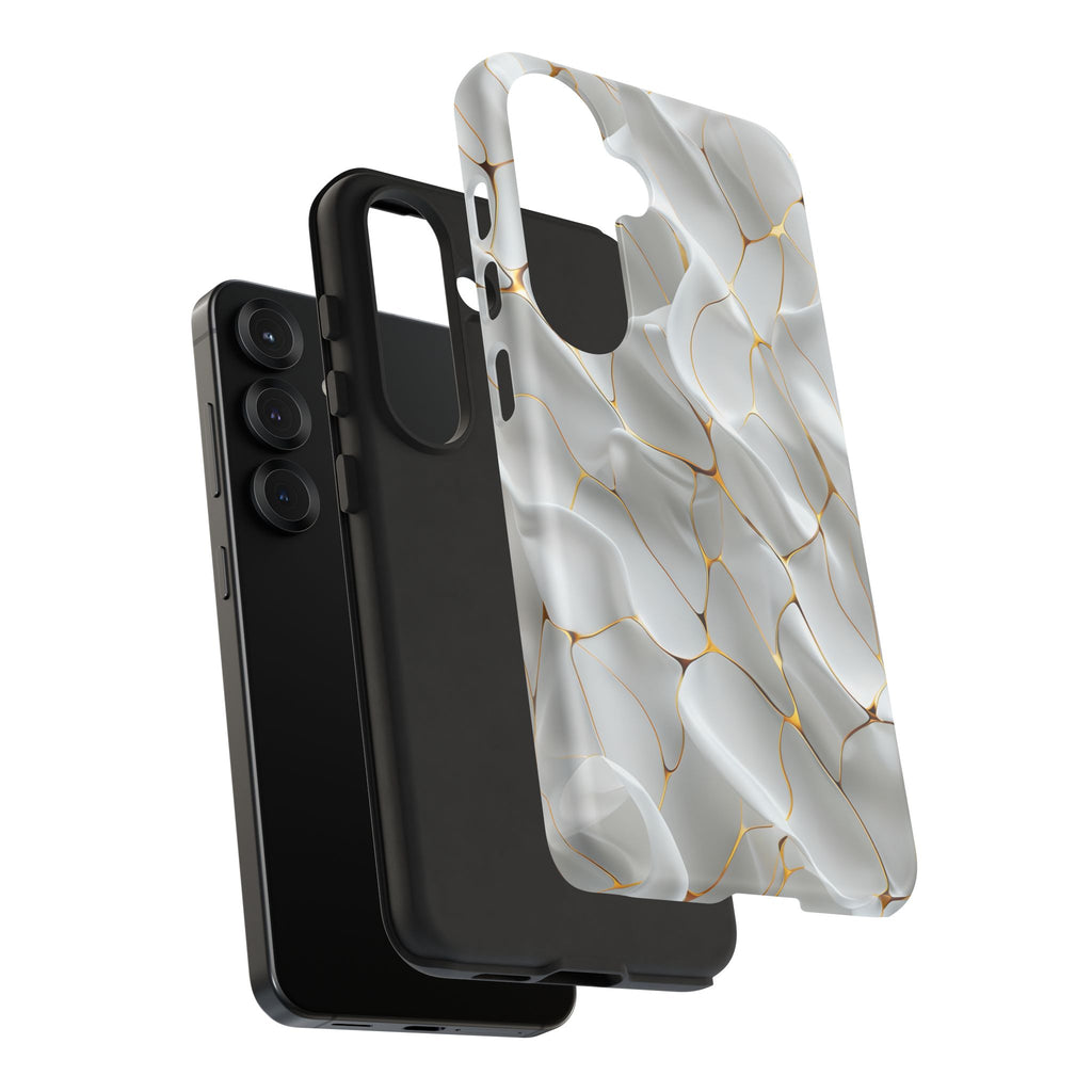 Elegant Phone Case with Golden Accents, Protective Mobile Cover, Stylish Tech Accessory, Perfect Gift for Any Occasion