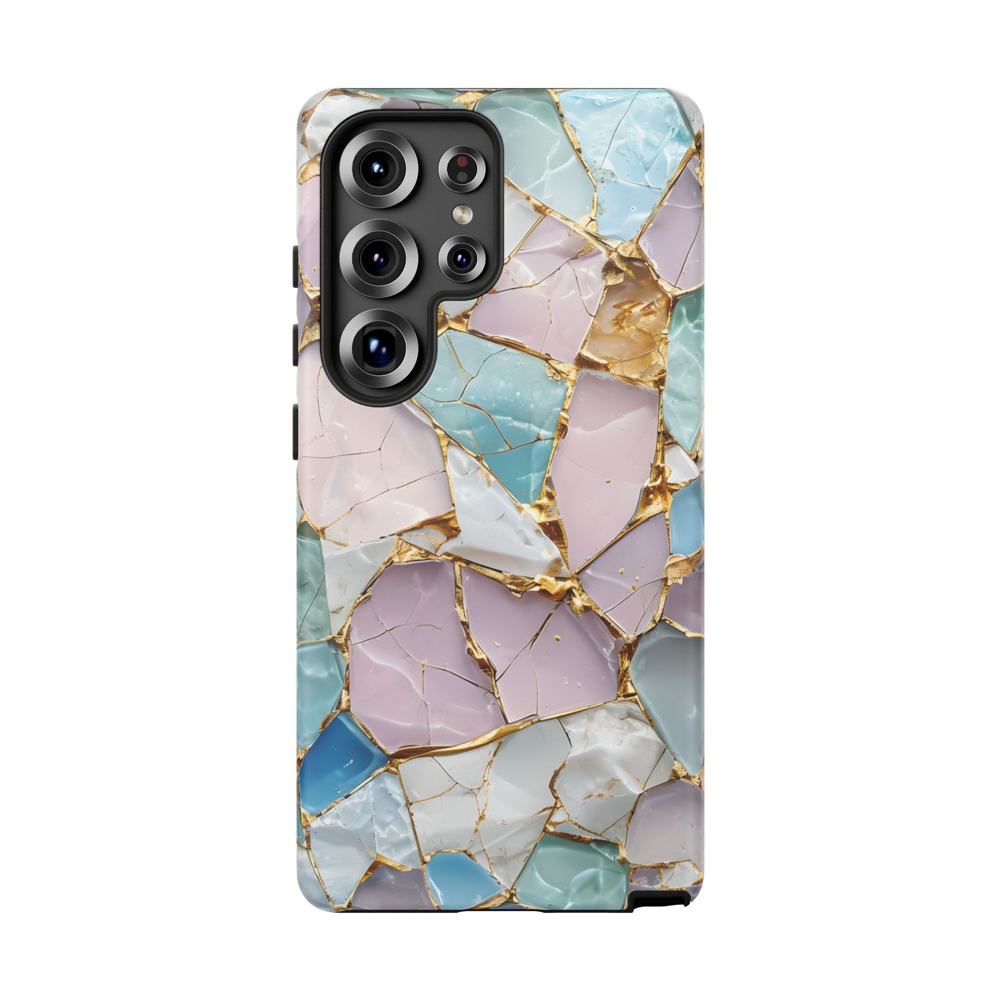 Colorful Phone Case - Tough Cases with Elegant Marble Design, Stylish Cover for Everyday Use, Gift for Her, Tech Accessory