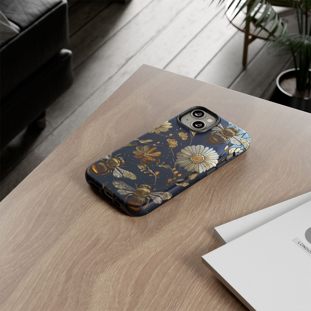 Bee & Flower Phone Cases - Tough, Stylish Protection, Gifts for Nature Lovers, Floral Phone Accessories, Cute Cases for All Ages