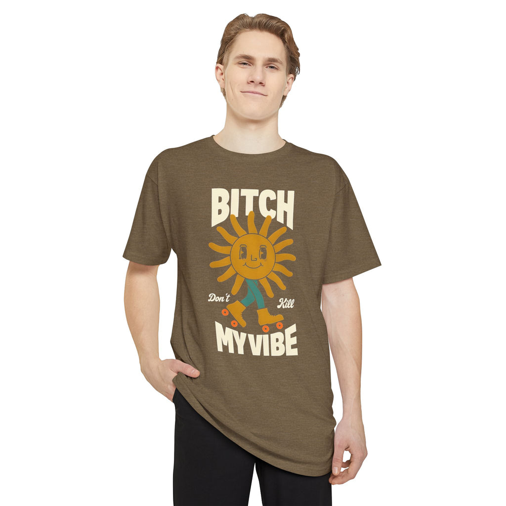 Unisex Long Body Urban Tee - Retro Vibe Graphic T-Shirt, Casual Streetwear, Gift for Friends, Music Festivals, Skate Culture