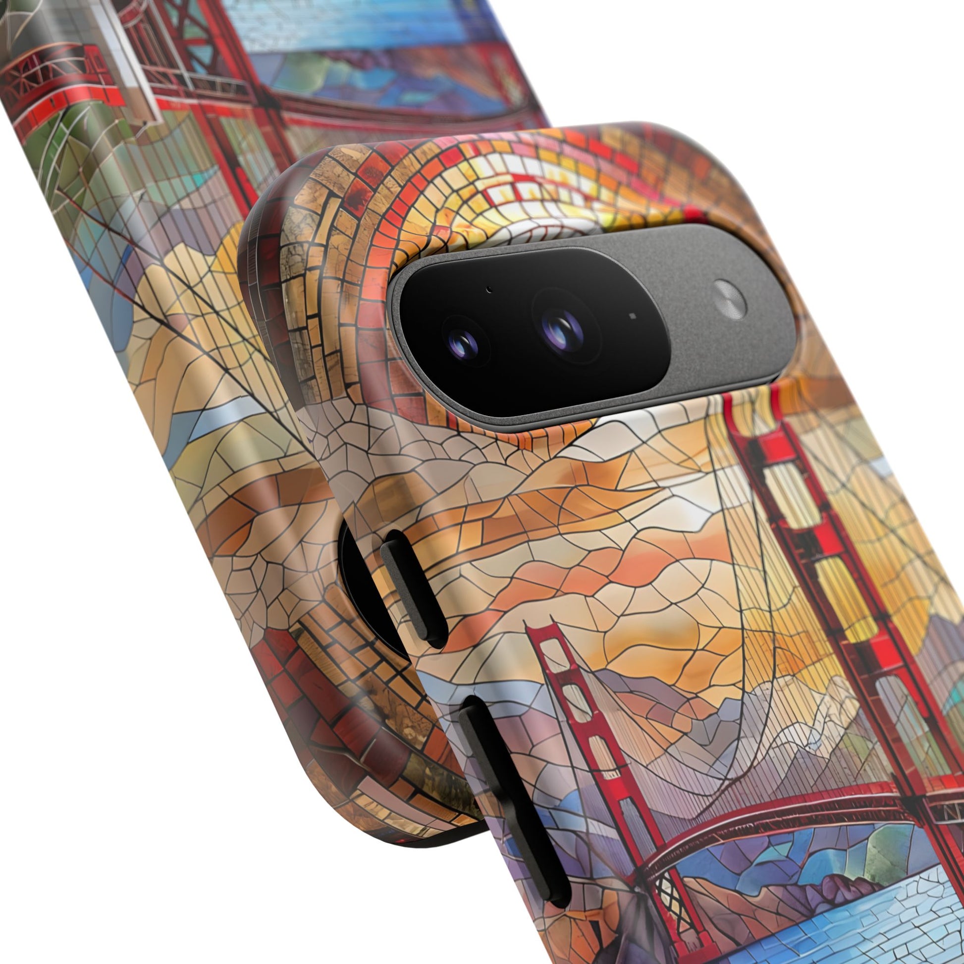 Golden Gate Bridge Phone Case, Artistic Phone Cover, Unique Gift for Travelers, Vibrant Cell Phone Accessory, Nature-Inspired Design