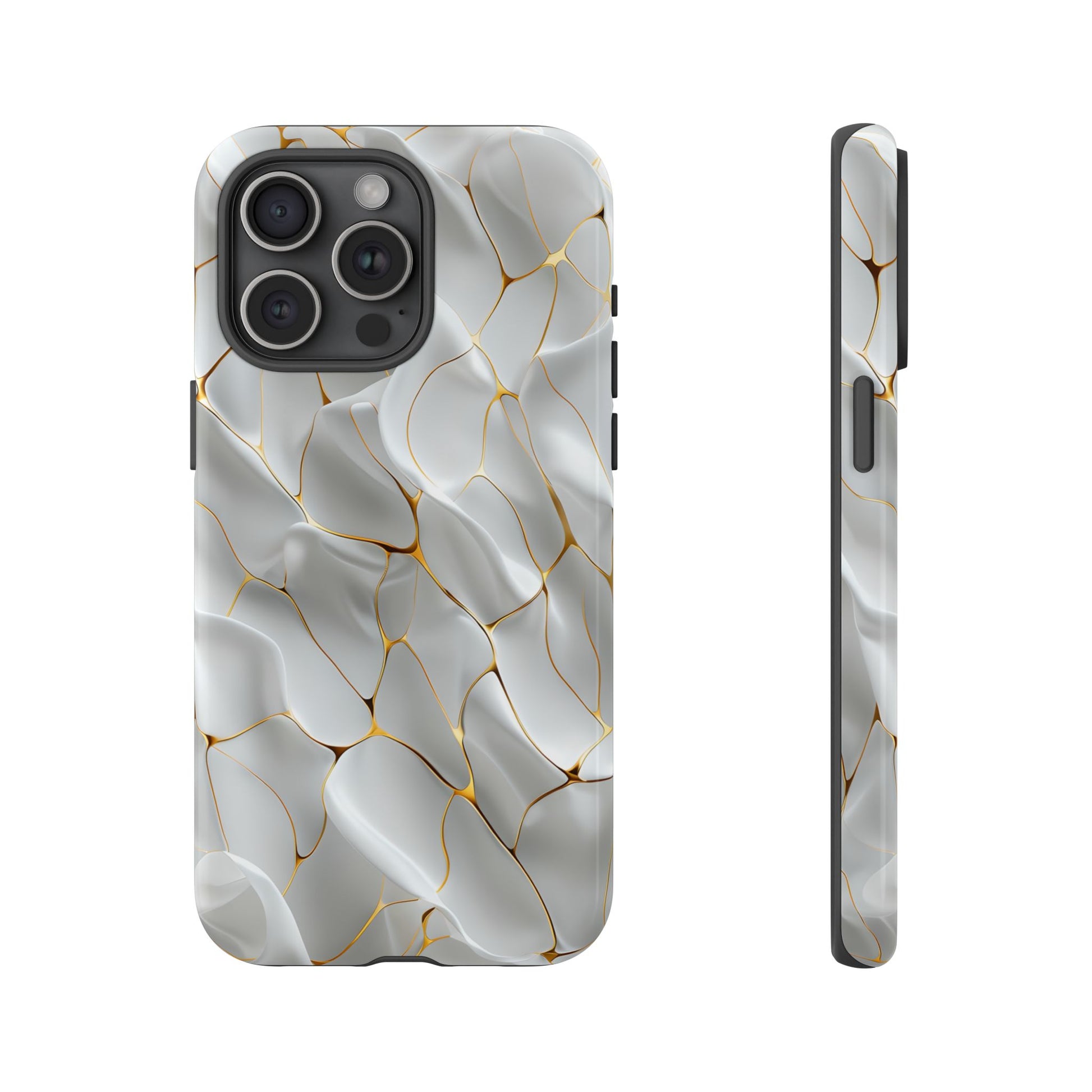 Elegant Phone Case with Golden Accents, Protective Mobile Cover, Stylish Tech Accessory, Perfect Gift for Any Occasion