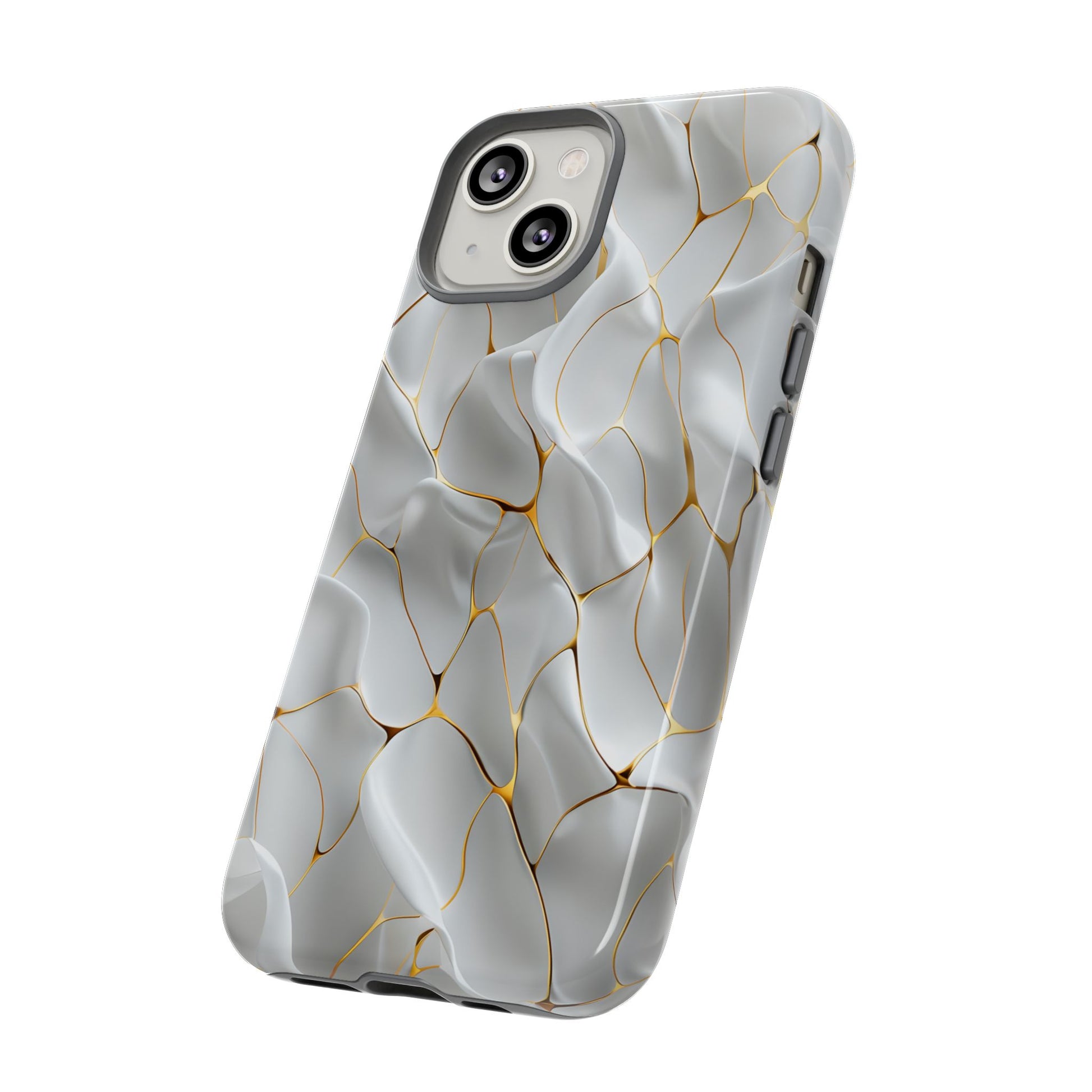 Elegant Phone Case with Golden Accents, Protective Mobile Cover, Stylish Tech Accessory, Perfect Gift for Any Occasion