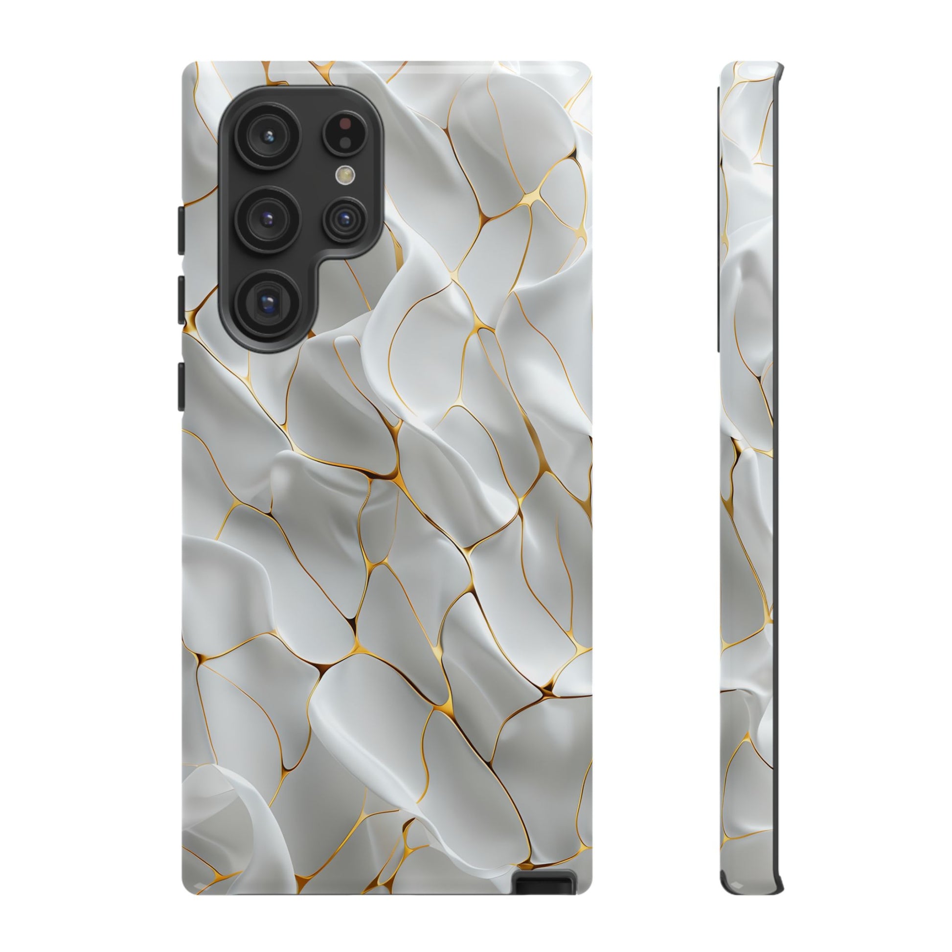 Elegant Phone Case with Golden Accents, Protective Mobile Cover, Stylish Tech Accessory, Perfect Gift for Any Occasion