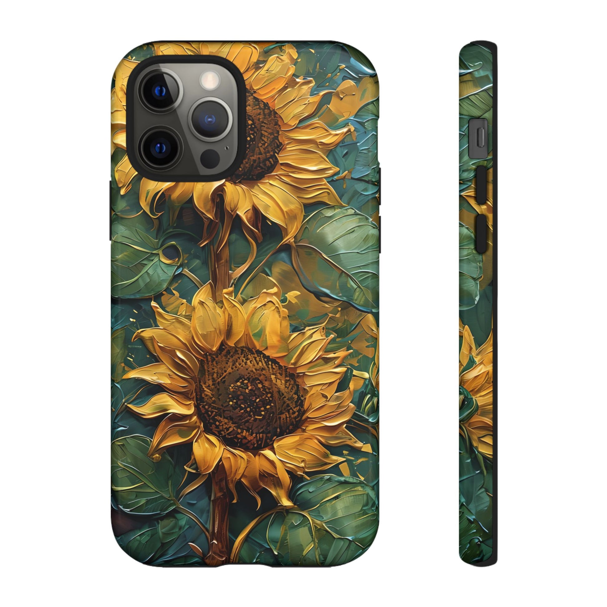 Sunflower Tough Phone Case - Floral Protection, Gift for Nature Lovers, Customizable, Summer Vibes, Eco-Friendly Accessories