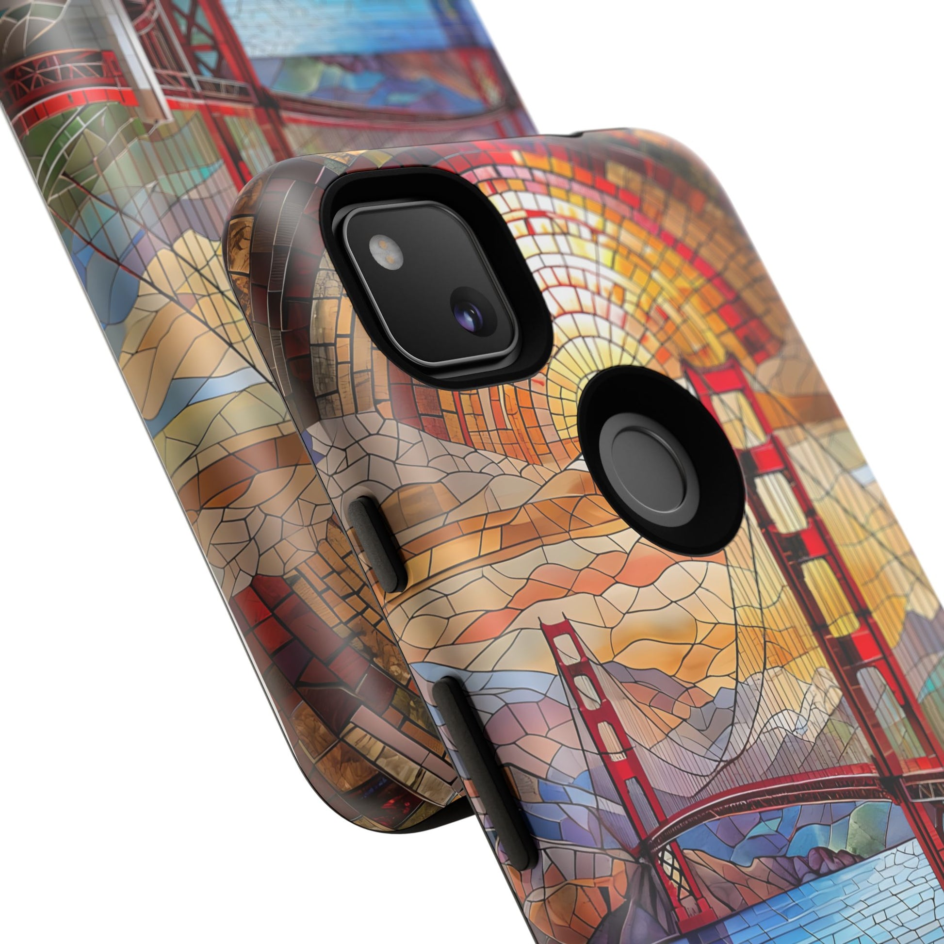 Golden Gate Bridge Phone Case, Artistic Phone Cover, Unique Gift for Travelers, Vibrant Cell Phone Accessory, Nature-Inspired Design