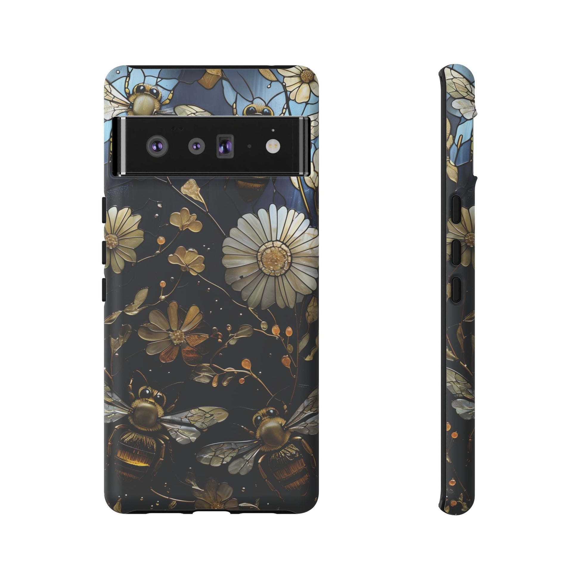 Bee & Flower Phone Cases - Tough, Stylish Protection, Gifts for Nature Lovers, Floral Phone Accessories, Cute Cases for All Ages