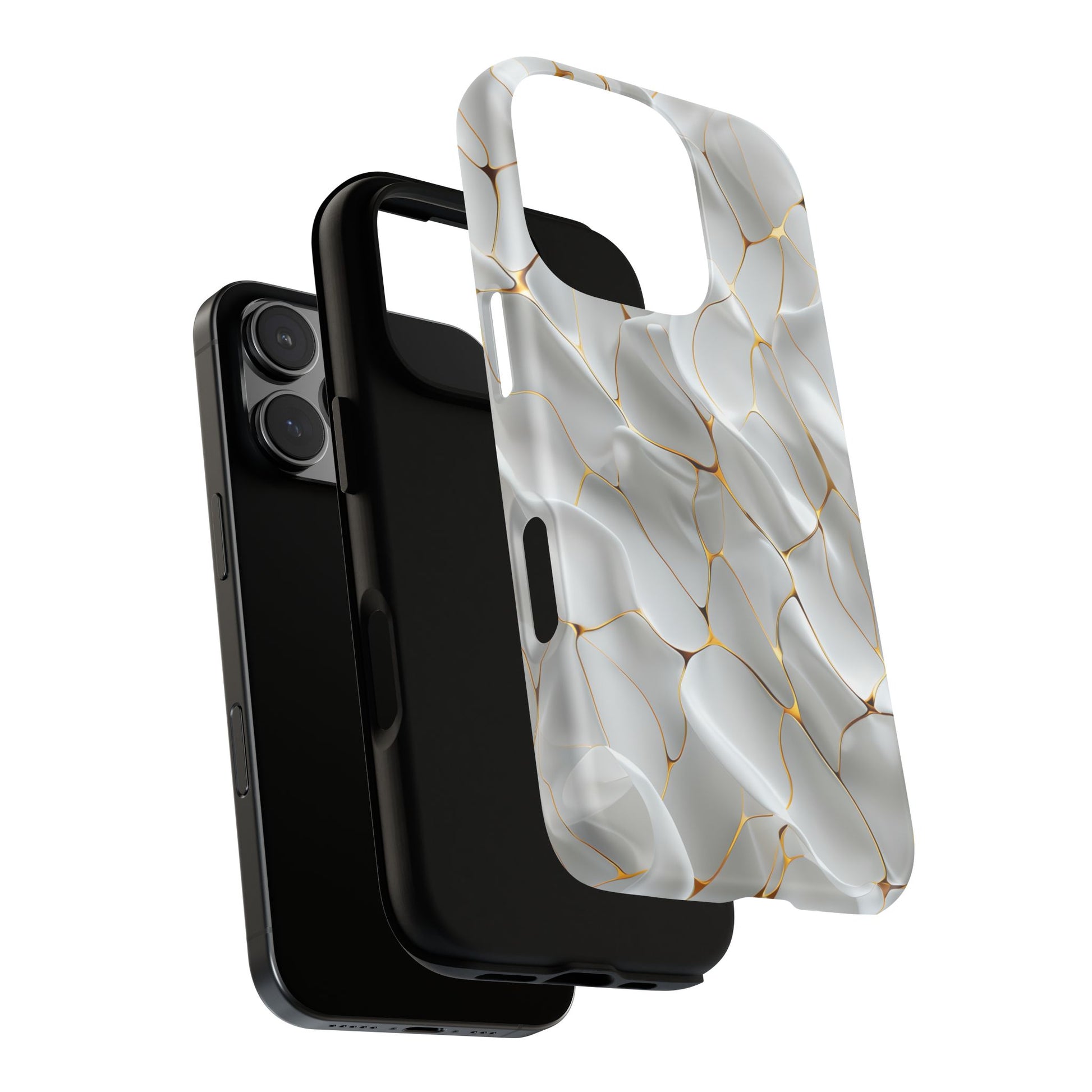 Elegant Phone Case with Golden Accents, Protective Mobile Cover, Stylish Tech Accessory, Perfect Gift for Any Occasion