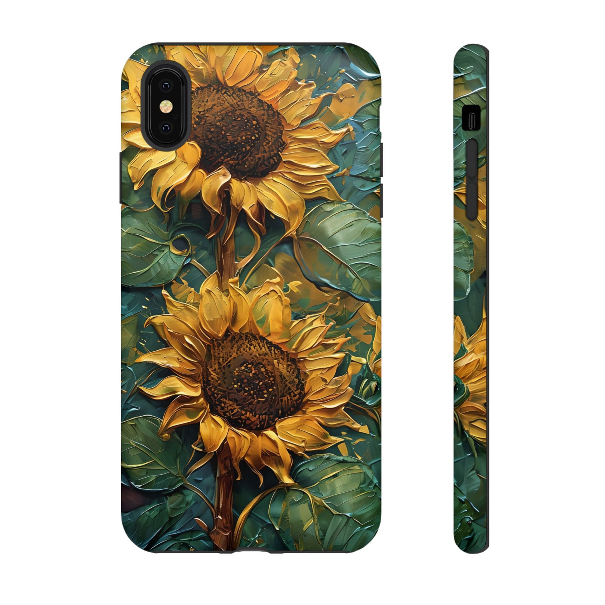 Sunflower Tough Phone Case - Floral Protection, Gift for Nature Lovers, Customizable, Summer Vibes, Eco-Friendly Accessories
