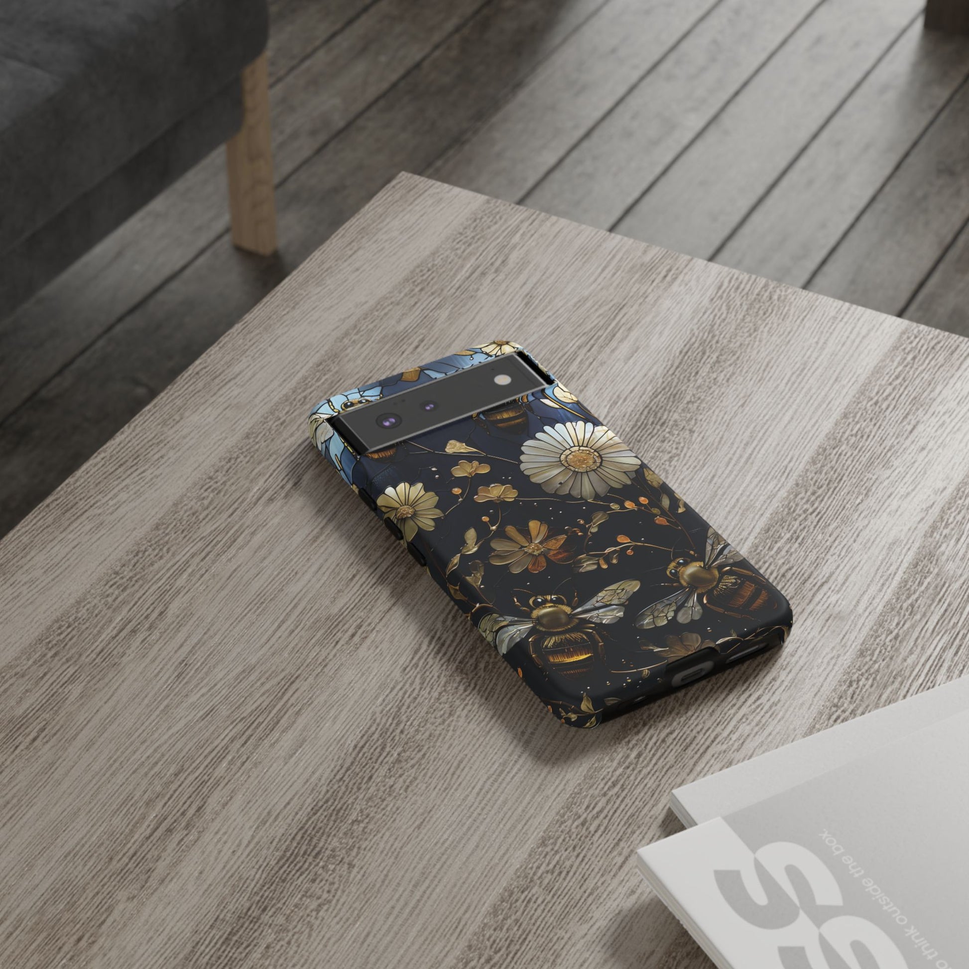 Bee & Flower Phone Cases - Tough, Stylish Protection, Gifts for Nature Lovers, Floral Phone Accessories, Cute Cases for All Ages