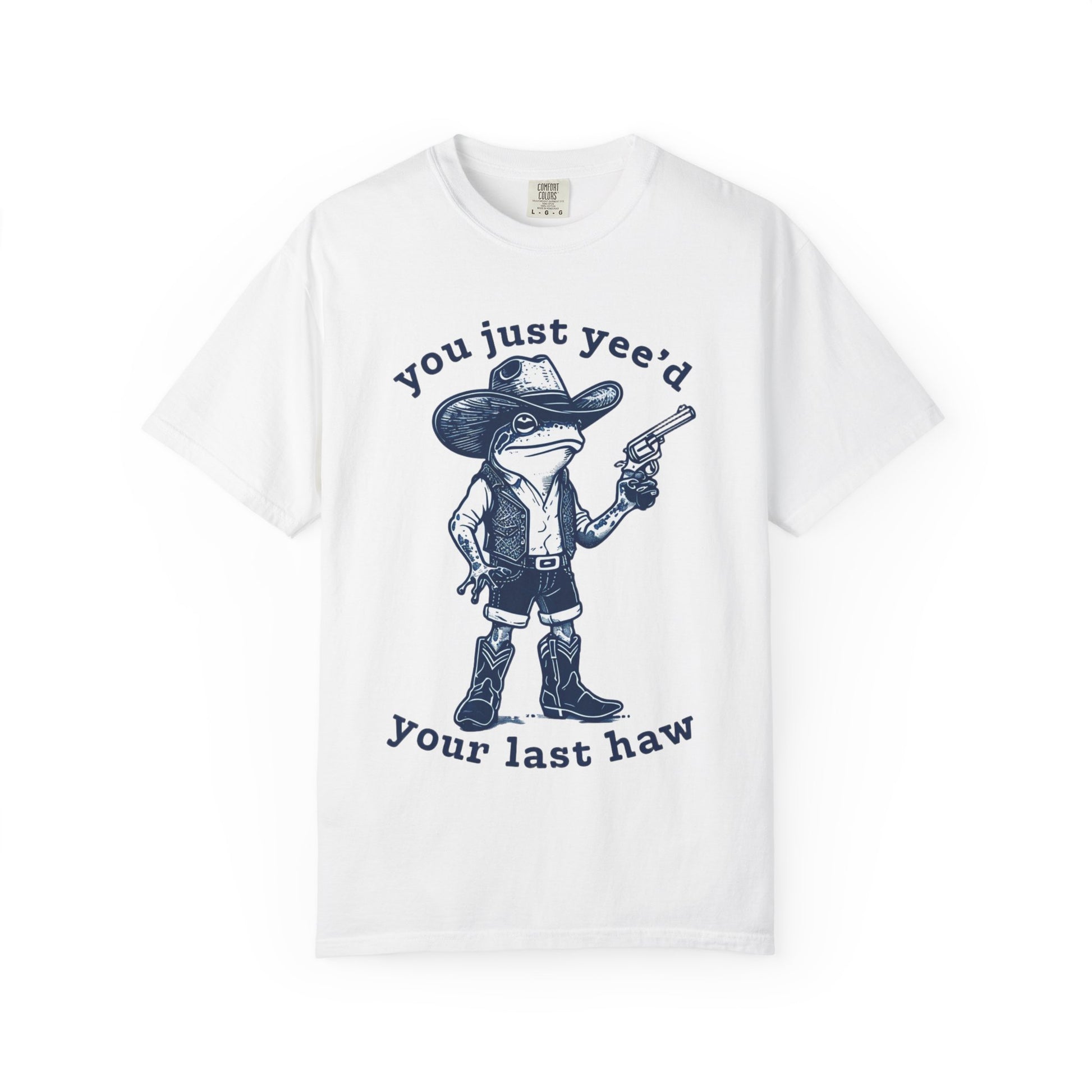 Vintage Cowboy Frog Tee - Fun Gift for Western Lovers, Unisex T-Shirt, Casual Wear, Gift for Him or Her, Humorous Apparel