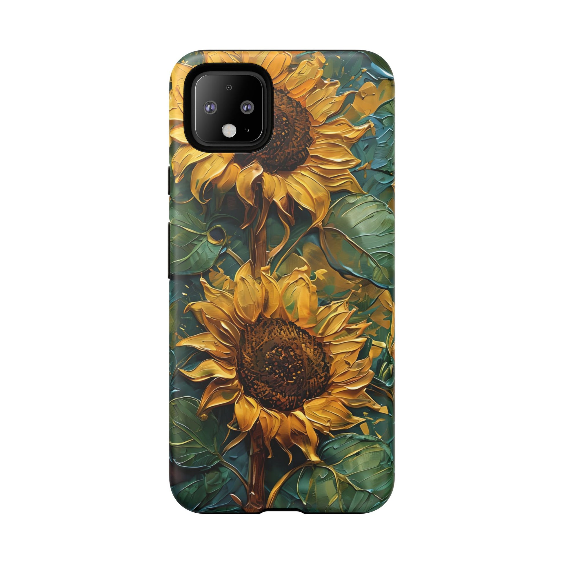 Sunflower Tough Phone Case - Floral Protection, Gift for Nature Lovers, Customizable, Summer Vibes, Eco-Friendly Accessories