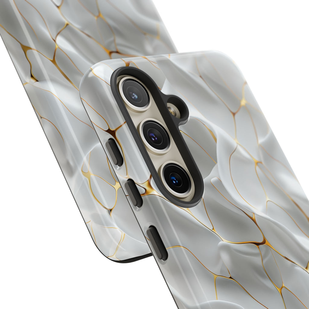 Elegant Phone Case with Golden Accents, Protective Mobile Cover, Stylish Tech Accessory, Perfect Gift for Any Occasion