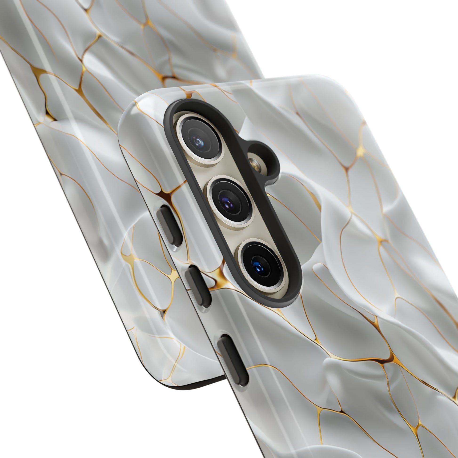 Elegant Phone Case with Golden Accents, Protective Mobile Cover, Stylish Tech Accessory, Perfect Gift for Any Occasion